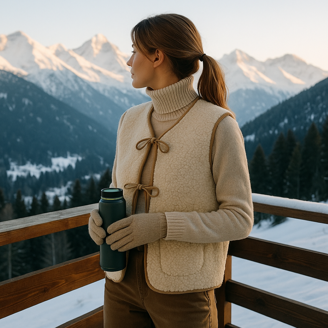 Cardigan effetto lana stile a strati, comfort classico Donna - - cardigan cardigan effetto comfort donna effetto lana stile strati vests - Concept Palermo
