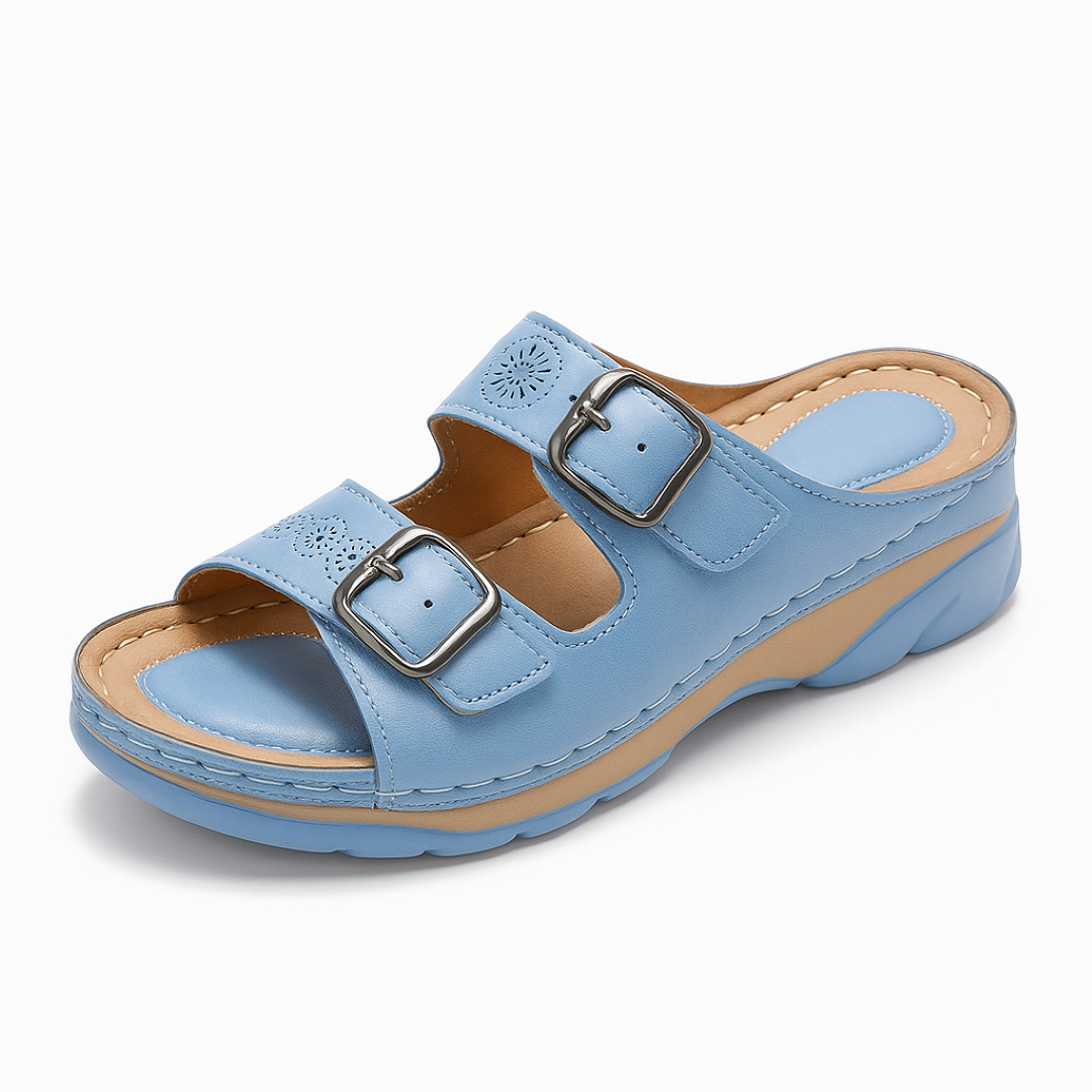 Sandalo da donna con supporto – Regolabile ed - Giallo - Accessoires Dames donna regolabile sandalo sandalo donna sandals Schoenen supporto - Concept Palermo