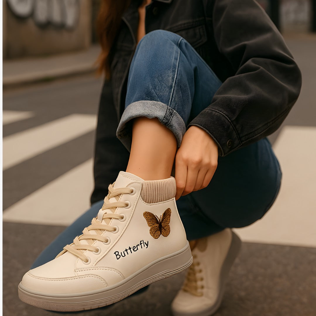 Stivaletti bianchi in vera pelle stile sneaker – Casual e raffinati per ogni giorno Donna - - bianchi casual donna giorno ogni pelle raffinati shoes shoes for women Shoes women - Concept Palermo