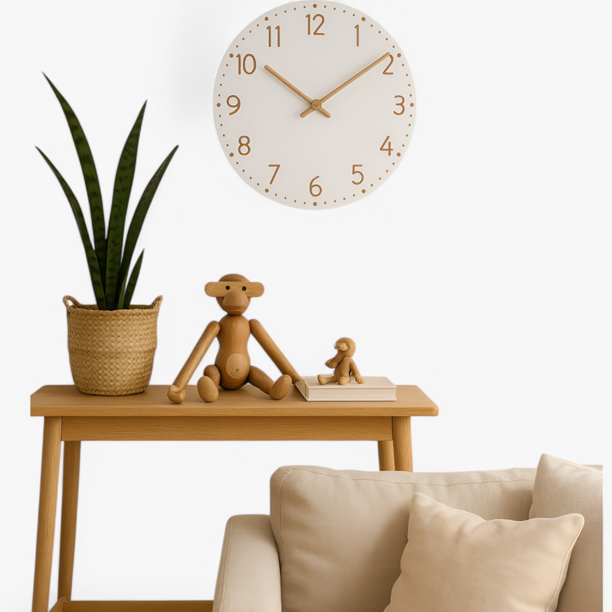 Orologio da parete in legno Uomo - - legno orologio orologio parete P367 parete uomo wall clocks - Concept Palermo