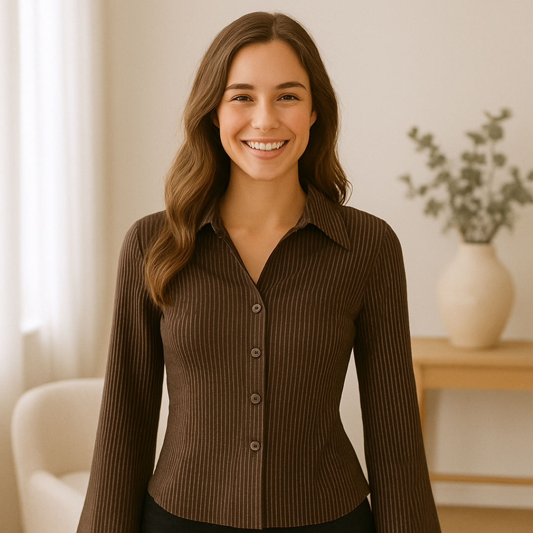 Camicetta aderente a righe con maniche svasate Donna - - aderente Bestsellers Blouse camicetta camicetta aderente Dames donna Kleding maniche righe svasate women's top clothes - Concept Palermo