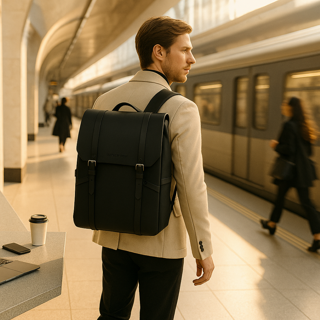 Zaino minimalista da lavoro NoirTech - - Backpack Backpacks bags lavoro minimalista noirtech zaino zaino minimalista - Concept Palermo