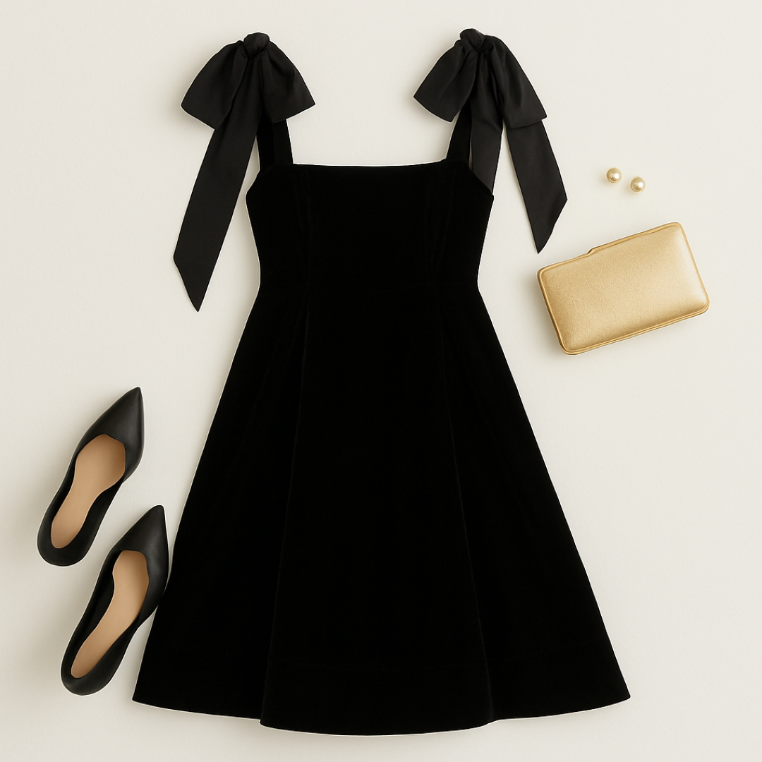 Abito midi con cinturino in velluto e fiocco Pelle Donna - - abito abito midi Best Sellers cinturino Clothing daily Date Outfits donna Dresses fiocco midi Midi Dresses party pelle Summer Wedding - Concept Palermo