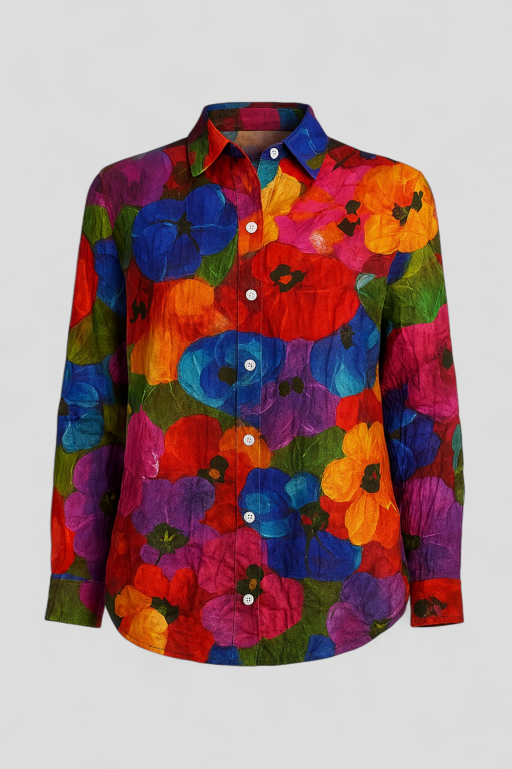 Blusa Floreale Estiva Donna Maniche Corte Colorata S-XL - Stampa Unica - Miscela 2 - abbigliamento casual blusa blusa colorata blusa donna blusa versatile colorata comoda e stilosa donna gonna e blusa look giocoso moda estiva outfit unico stampa stampa artistica taglie disponibili unica women's top clothes - Concept Palermo