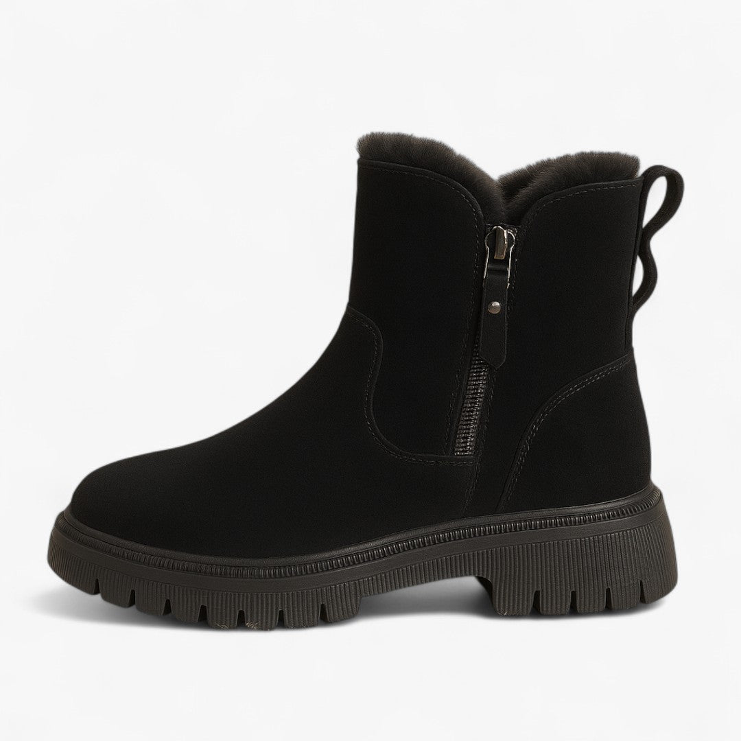 Stivali invernali in pelle scamosciata – Foderati in pelliccia sintetica, comodi Uomo - Nera - 1209 comodi Damen foderati invernali invierno pelle pelliccia scamosciata Schuhe Damen shoes sintetica - Concept Palermo