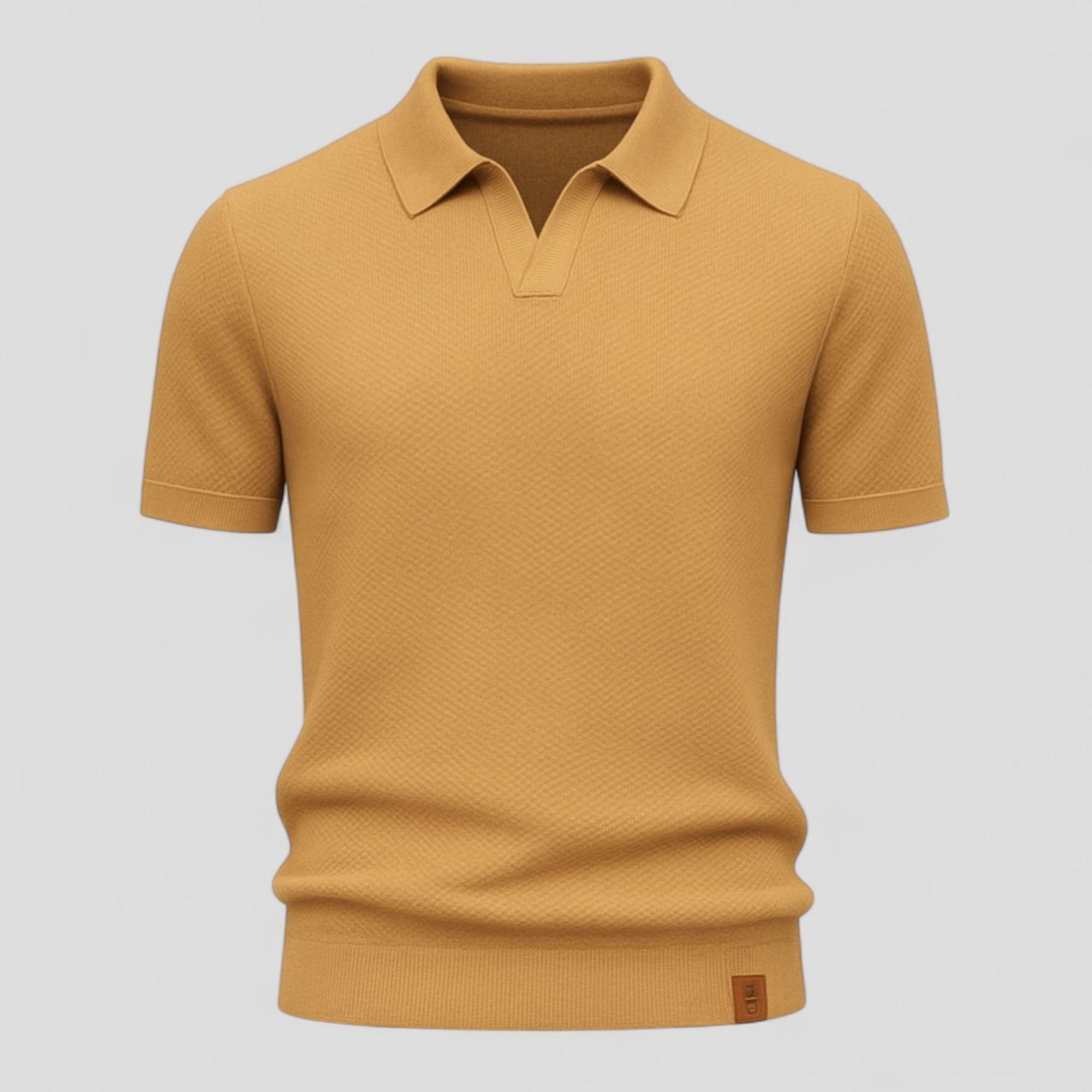 Polo Uomo Manica Corta Strutturata in Cotone - Vari Colori e Taglie - Beige - abbigliamento maschile corta maglietta polo casual manica men's top clothes polo polo estiva polo fit slim polo in cotone polo moderno polo shirt elegante polo shirt strutturato polo shirt uomo polo uomo strutturata t-shirt con colletto uomo - Concept Palermo