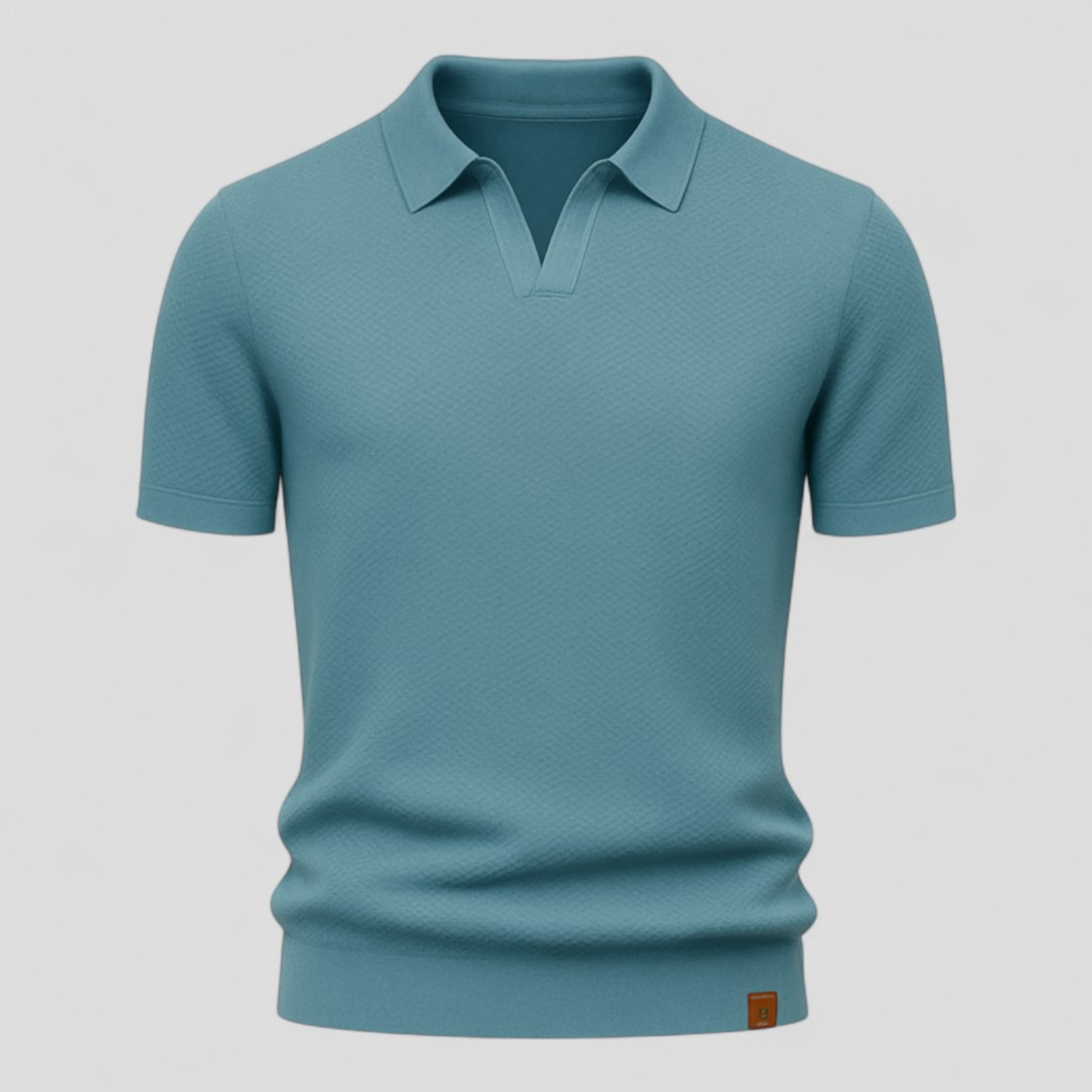 Polo Uomo Manica Corta Strutturata in Cotone - Vari Colori e Taglie - Blu verde acqua - abbigliamento maschile corta maglietta polo casual manica men's top clothes polo polo estiva polo fit slim polo in cotone polo moderno polo shirt elegante polo shirt strutturato polo shirt uomo polo uomo strutturata t-shirt con colletto uomo - Concept Palermo