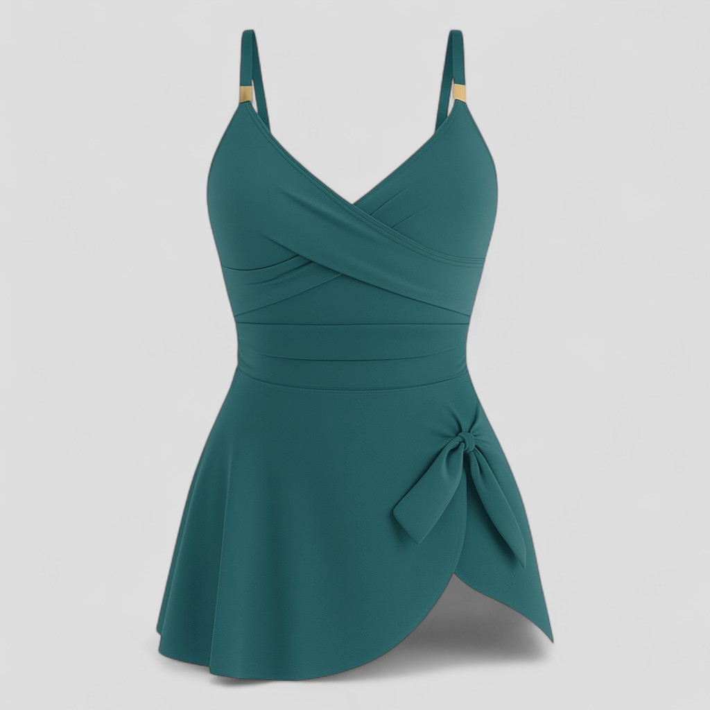 Costume Intero Donna Modellante Controllo Pancia Nero con Spalline Regolabili - Verde acqua - abbigliamento mare per donne beachwear comodo per donne controllo costume costume da bagno con ruches costume da bagno femminile costume da bagno snellente costume da mare 2025 costume da spiaggia elegante costume elastico per piscine costume intero costume intero controlla pancia costume sexy con incrocio donna intero pancia swimwear - Concept Palermo