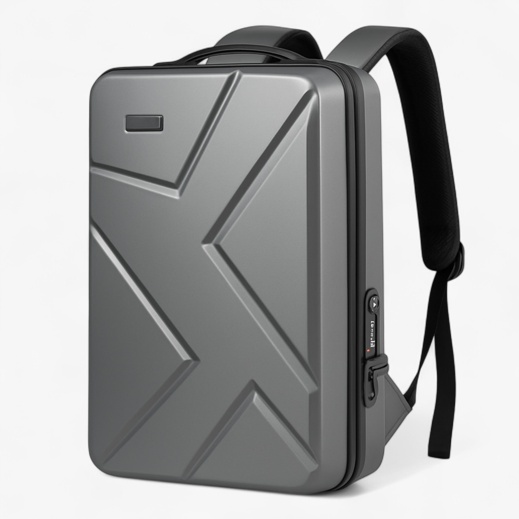 Zaino rigido multifunzionale con porta USB Uomo - Grigio - Backpacks bags multifunzionale porta rigido uomo zaino zaino rigido - Concept Palermo
