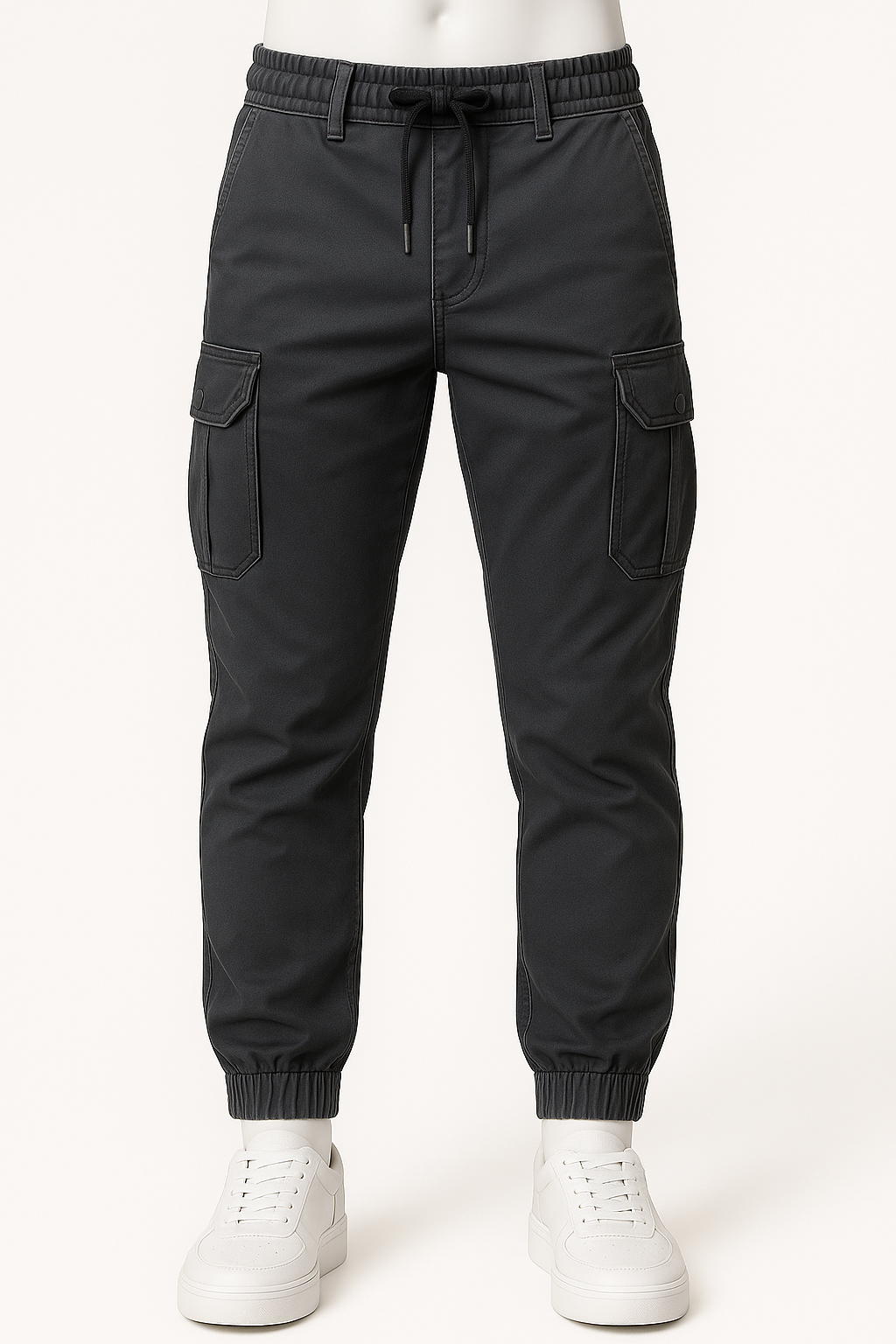 Pantaloni Jogger Cargo Uomo – Comfort Tattico con Stile Urbano - grigio scuro - cargo comfort jogger Men Casual & Sports Pants New Arrival pantaloni pantaloni jogger pants stile tattico - Concept Palermo