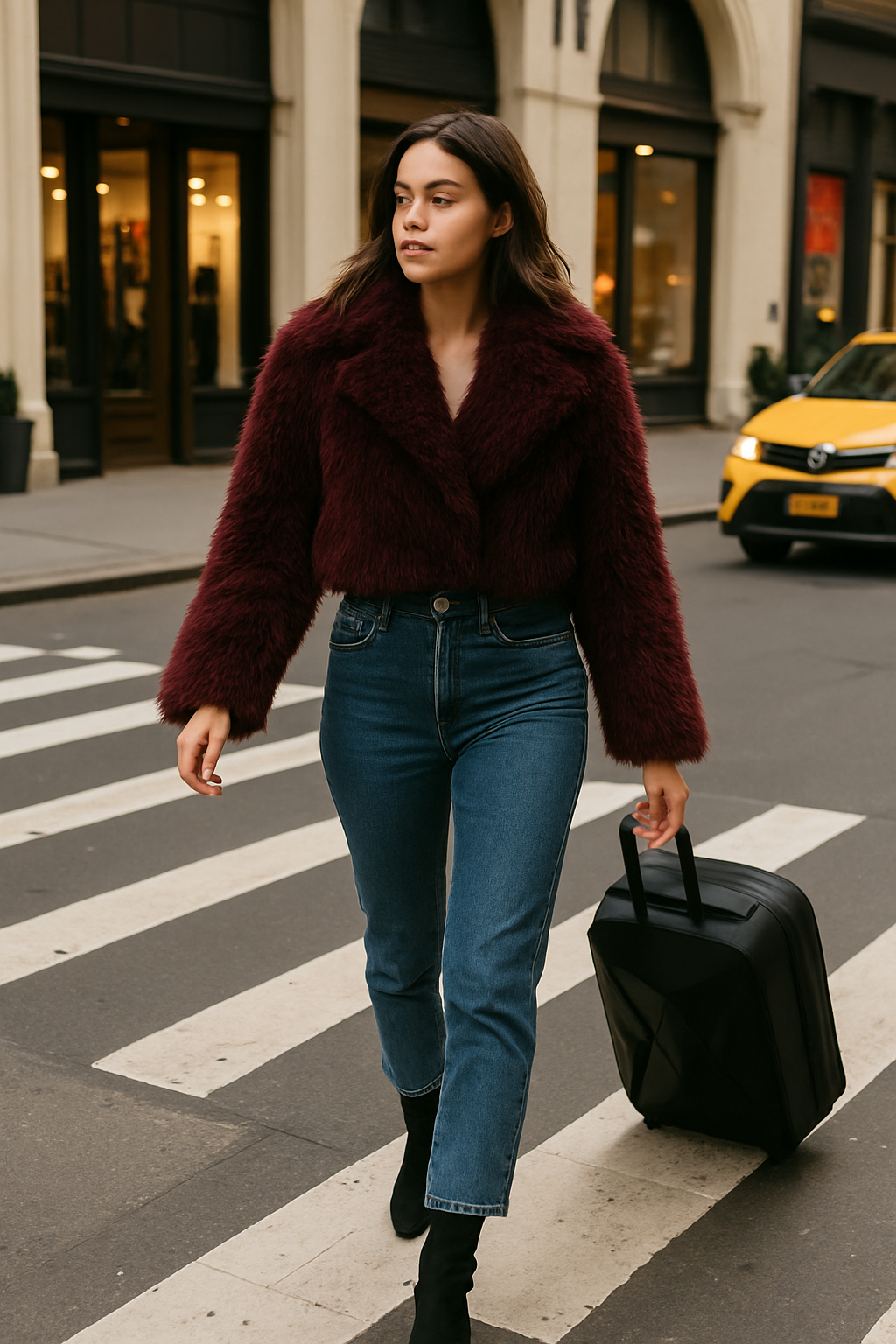 Giacca effetto pelliccia con design moderno Rosso Uomo - - coat coats coats for women design effetto giacca giacca effetto Jackets & Coats pelliccia uomo women's coats & jackets - Concept Palermo