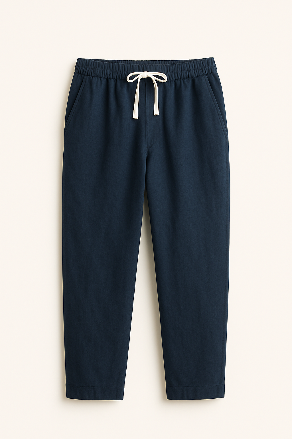Vestibilità morbida, vestibilità aderente Lino Uomo - Blu Navy - aderente linen pants lino men's summer pants morbida pants pants for men uomo vestibilità vestibilità morbida - Concept Palermo