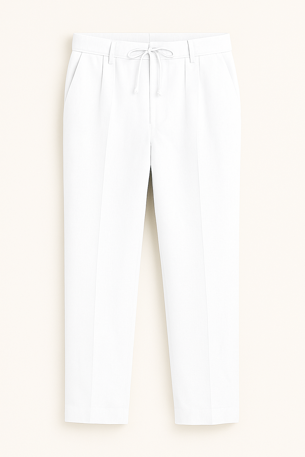 Pantaloni da salotto plissettati: dove il comfort incontra la classe Uomo - Bianco - BEST SALE classe comfort dove HOOD incontra JACKETS pantaloni pantaloni salotto pants plissettati TACTICS - Concept Palermo