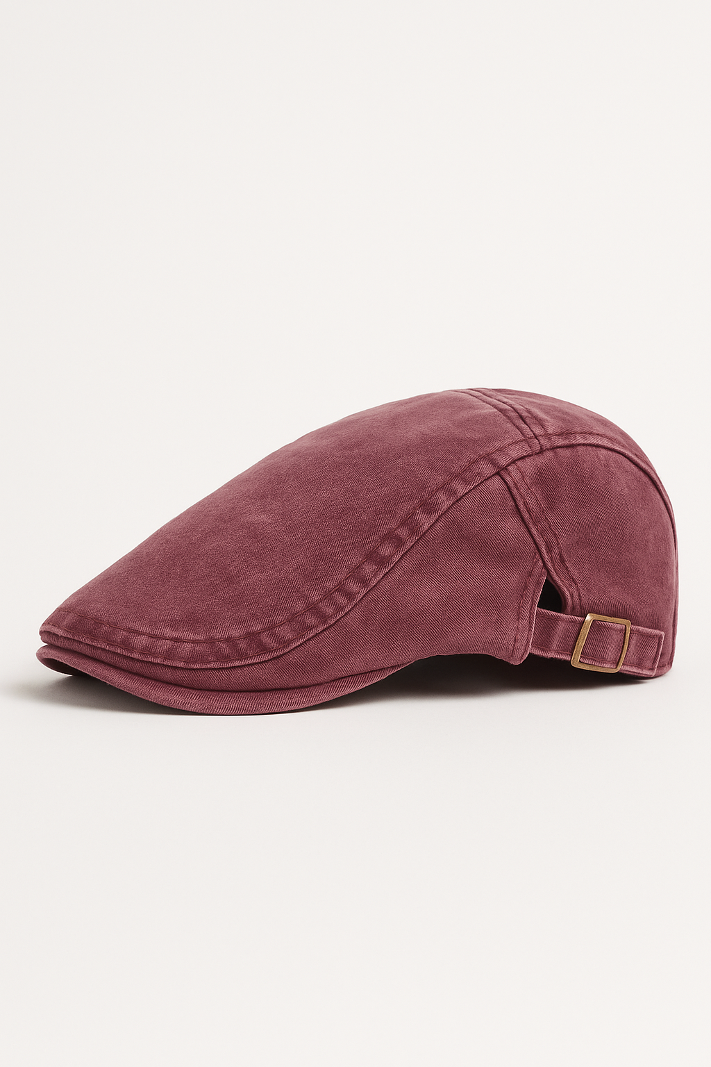 Classico berretto piatto in cotone lavato, regolabile, stile vintage, da giornalaio Uomo - Rosso - berretto berretto piatto cotone giornalaio hat hats lavato Mens hat piatto regolabile summer hat sun hat Sun Hats - Concept Palermo