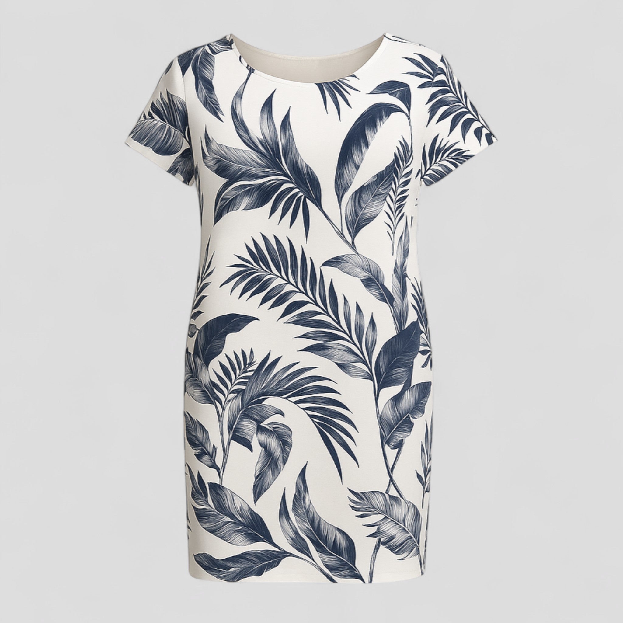 Vestito Estivo Donna Floreale in Cotone Leggero - Abito Casual Elegante Comodo - Bianco 1 - abbigliamento comodo abito abito casual abito con stampa abito donna abito versatile casual donna dresses moda femminile naturale stampa stile informale tessuto traspirante vestibilità ampia vestito estivo - Concept Palermo