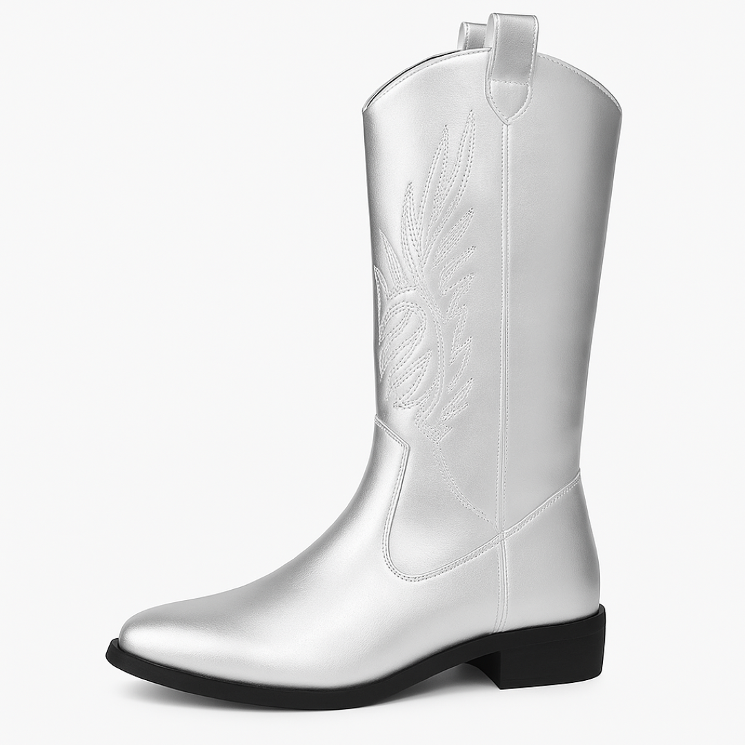 Stivali da Cowboy Metallizzati Argento Uomo - Scintillanti e alla Moda - Argento - Accessoires cowboy Dames Laarzen metallizzati Schoenen shoes stivali stivali cowboy uomo - Concept Palermo