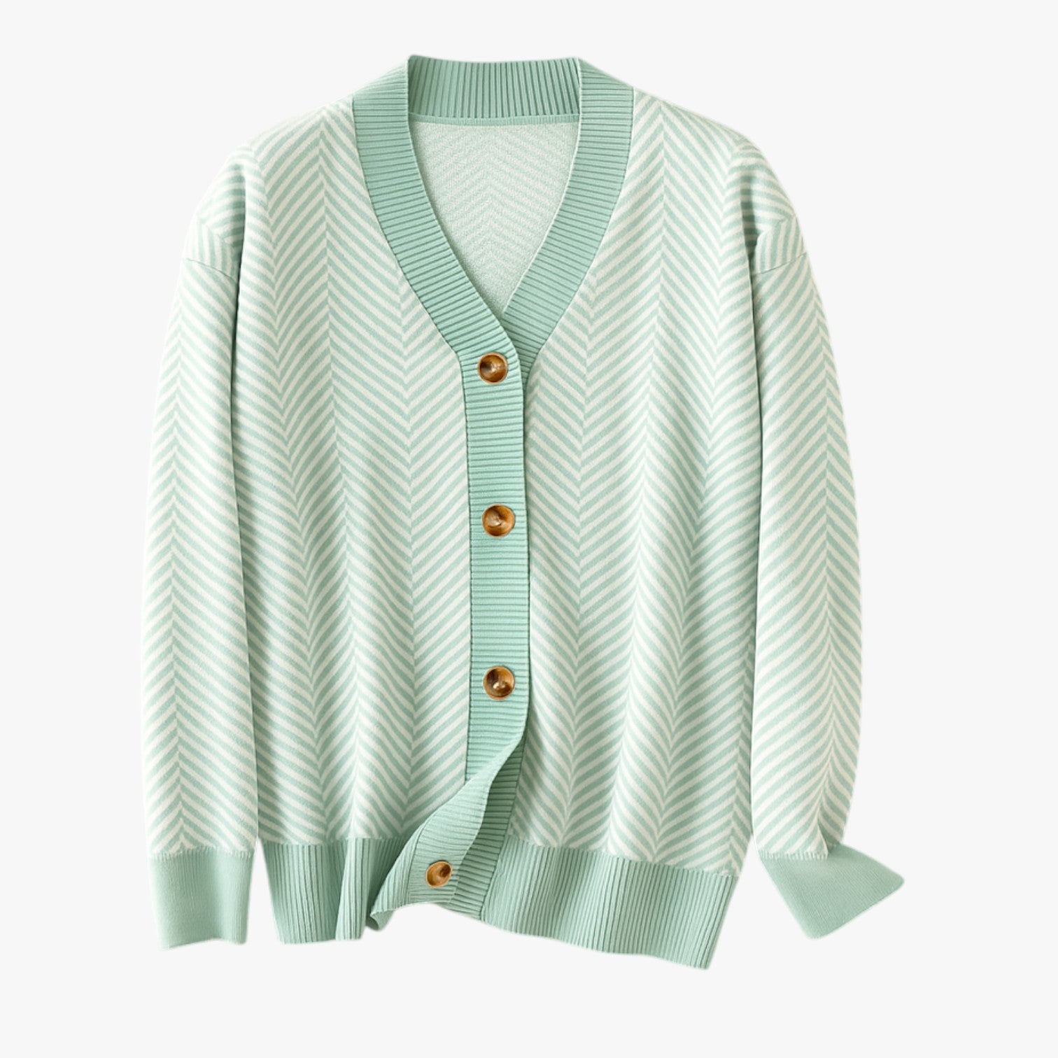 Cardigan con scollo a V da donna - Leggero ed per l'autunno Nero - Gratis Verde Chiaro - autunno cardigan cardigan scollo donna leggero scollo Sweater sweater women sweaters & cardigans women's sweater - Concept Palermo