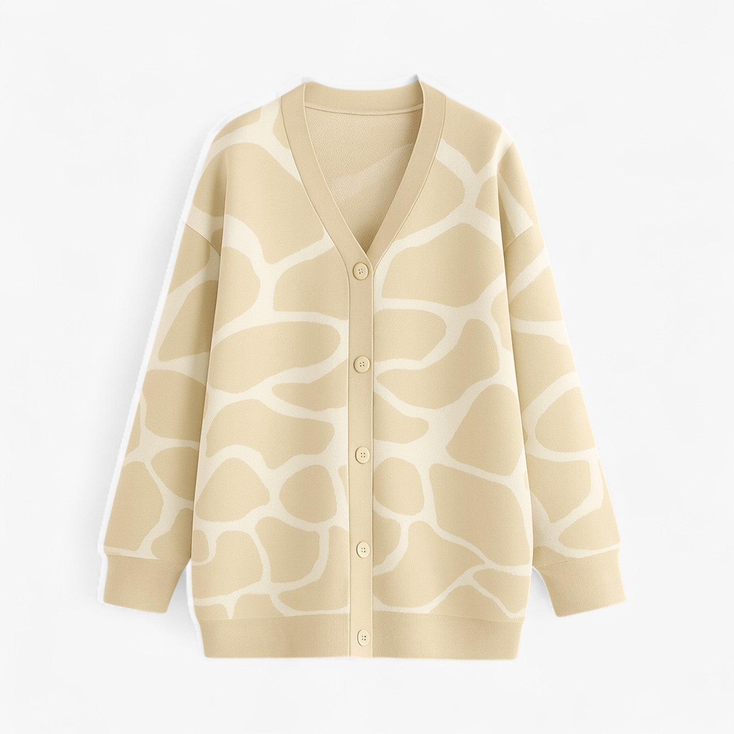 Cardigan chic a maglia larga – Eleganza leggera per l'autunno Donna - Cachi - autunno cardigan cardigan chic chic donna eleganza larga leggera Sweater sweater women sweaters & cardigans - Concept Palermo
