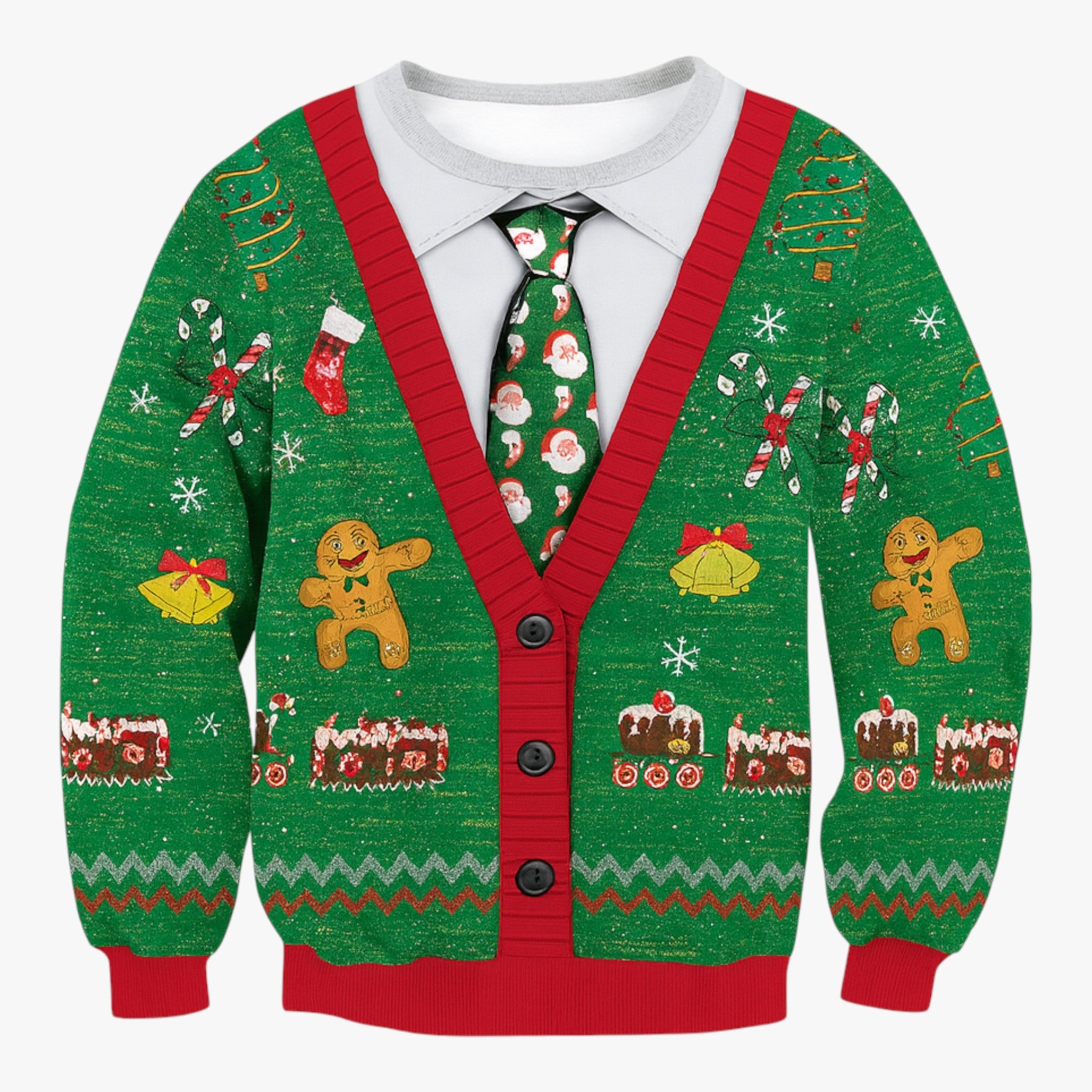 Maglione natalizio da uomo con stampa di renna carina per un look festivo - Maglia 4 - carina casual kerstoutfit feestelijke trui festivo kersttrui heren look machinewasbare trui maglione maglione natalizio natalizio renna sneeuwvlokprint trui stampa trui voor kerstfeesten vakantie kleding heren vrolijke kersttrui warm en comfortabel zwarte trui met rendier - Concept Palermo