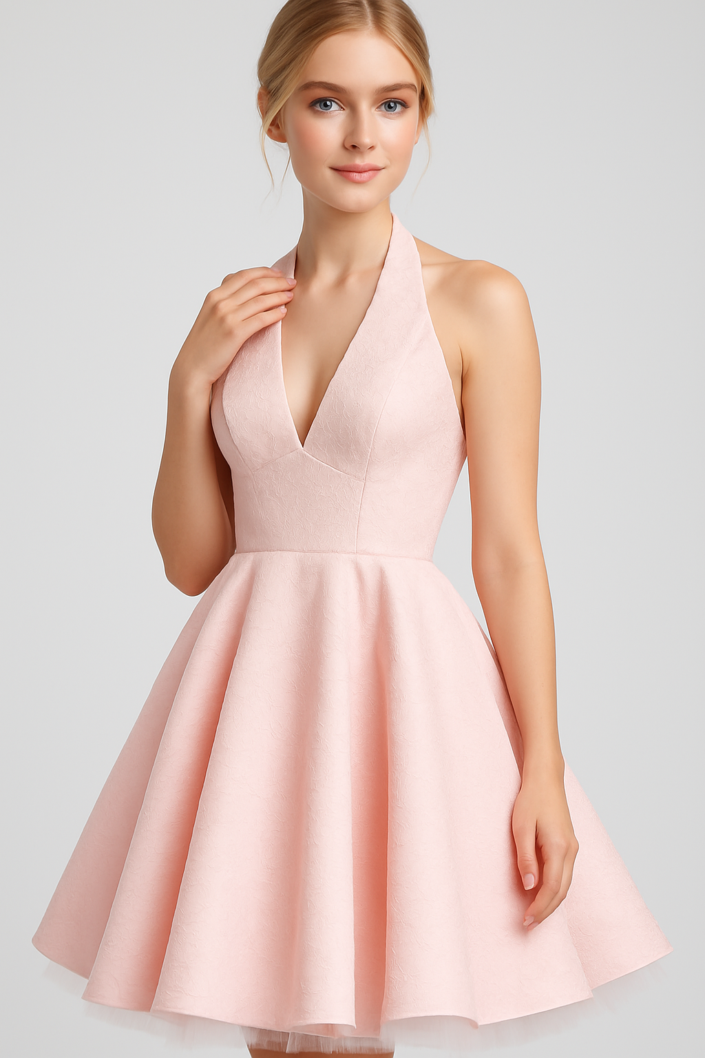 Abito Midi Donna Elegante con Schiena Scoperta, Vestito Estivo Casual - - abito abito elegante abito midi corsetto donna dresses gonna leggera look sofisticato midi moda femminile schiena schiena scoperta scoperta tessuto luminoso vestito da cerimonia vestito per occasioni speciali - Concept Palermo
