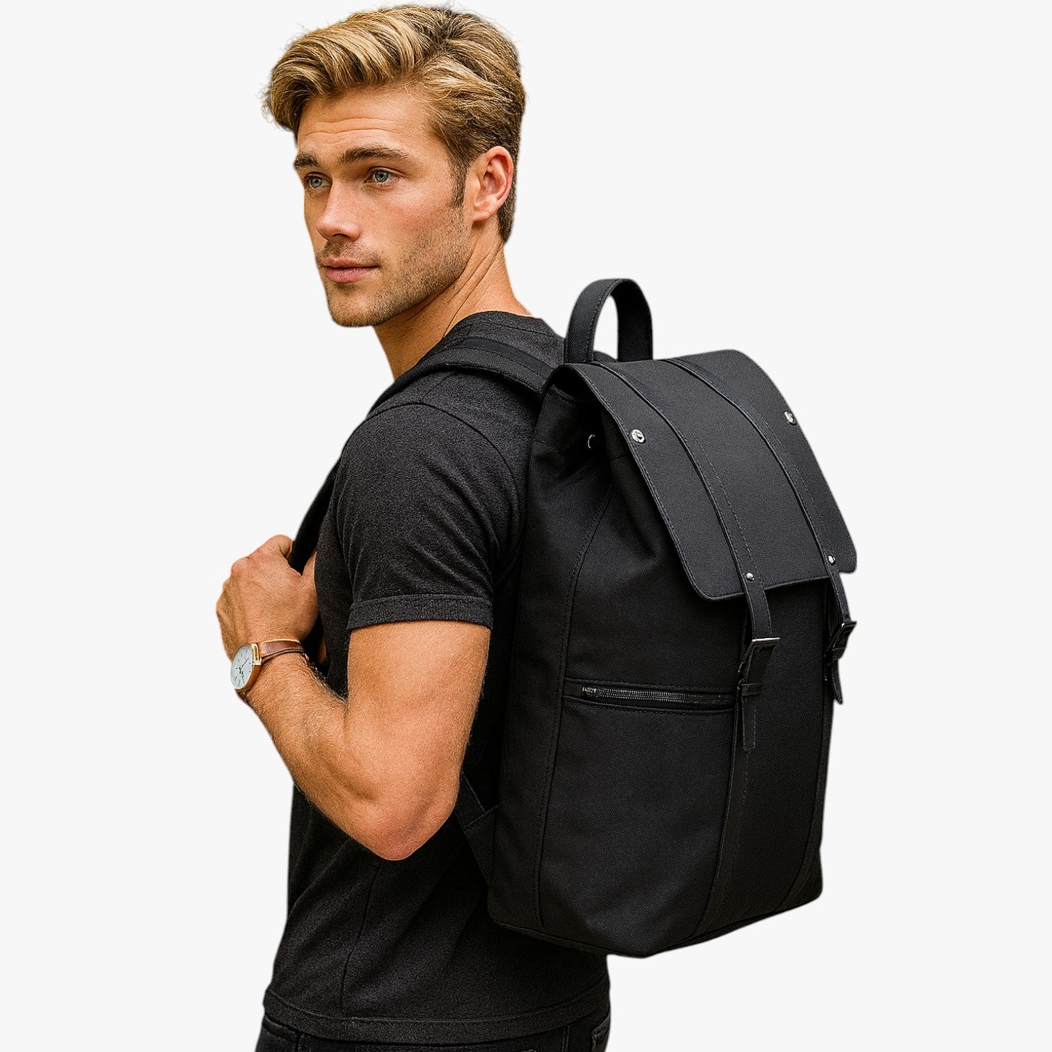 Zaino vintage unisex – spazioso, impermeabile, per laptop e viaggi Uomo - - Backpack Bags impermeabile laptop mens bag spazioso unisex uomo viaggi vintage - Concept Palermo
