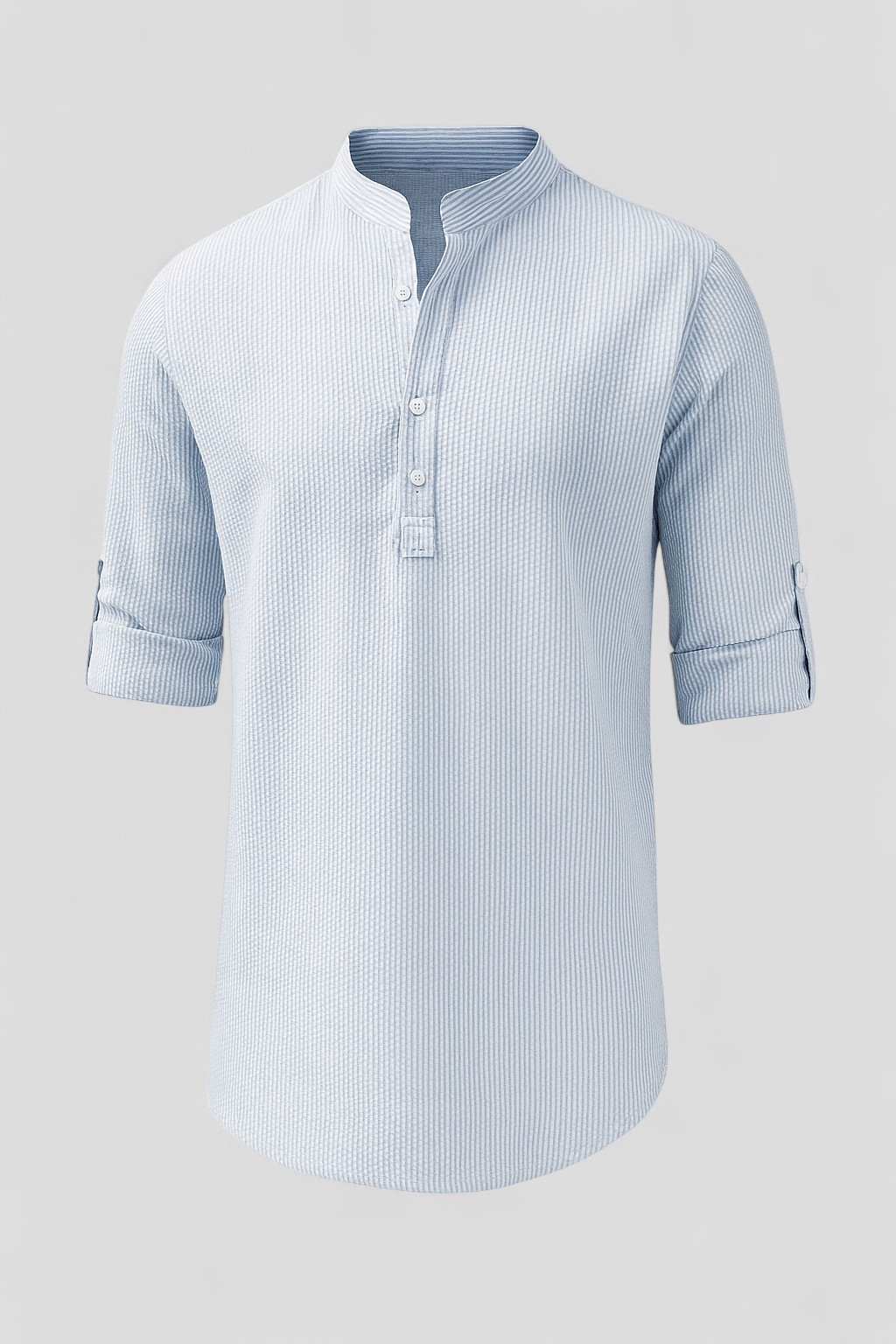 Camicia Uomo Estiva e Confortevole - Blu - abbigliamento casual uomo abbigliamento elegante uomo camicia camicia comoda camicia estiva uomo camicia per lavoro camicia per ogni occasione camicia traspirante camicia uomo confortevole estiva look raffinato men's top clothes stile versatile taglie uomo S-5XL uomo - Concept Palermo