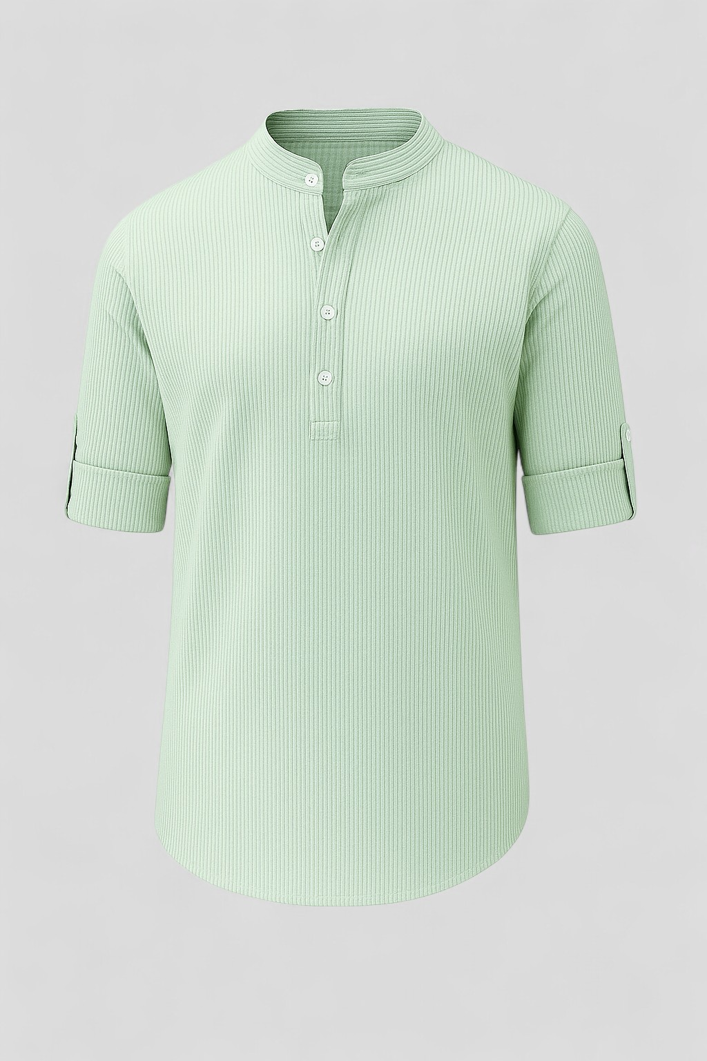 Camicia Uomo Estiva e Confortevole - Verde chiaro - abbigliamento casual uomo abbigliamento elegante uomo camicia camicia comoda camicia estiva uomo camicia per lavoro camicia per ogni occasione camicia traspirante camicia uomo confortevole estiva look raffinato men's top clothes stile versatile taglie uomo S-5XL uomo - Concept Palermo