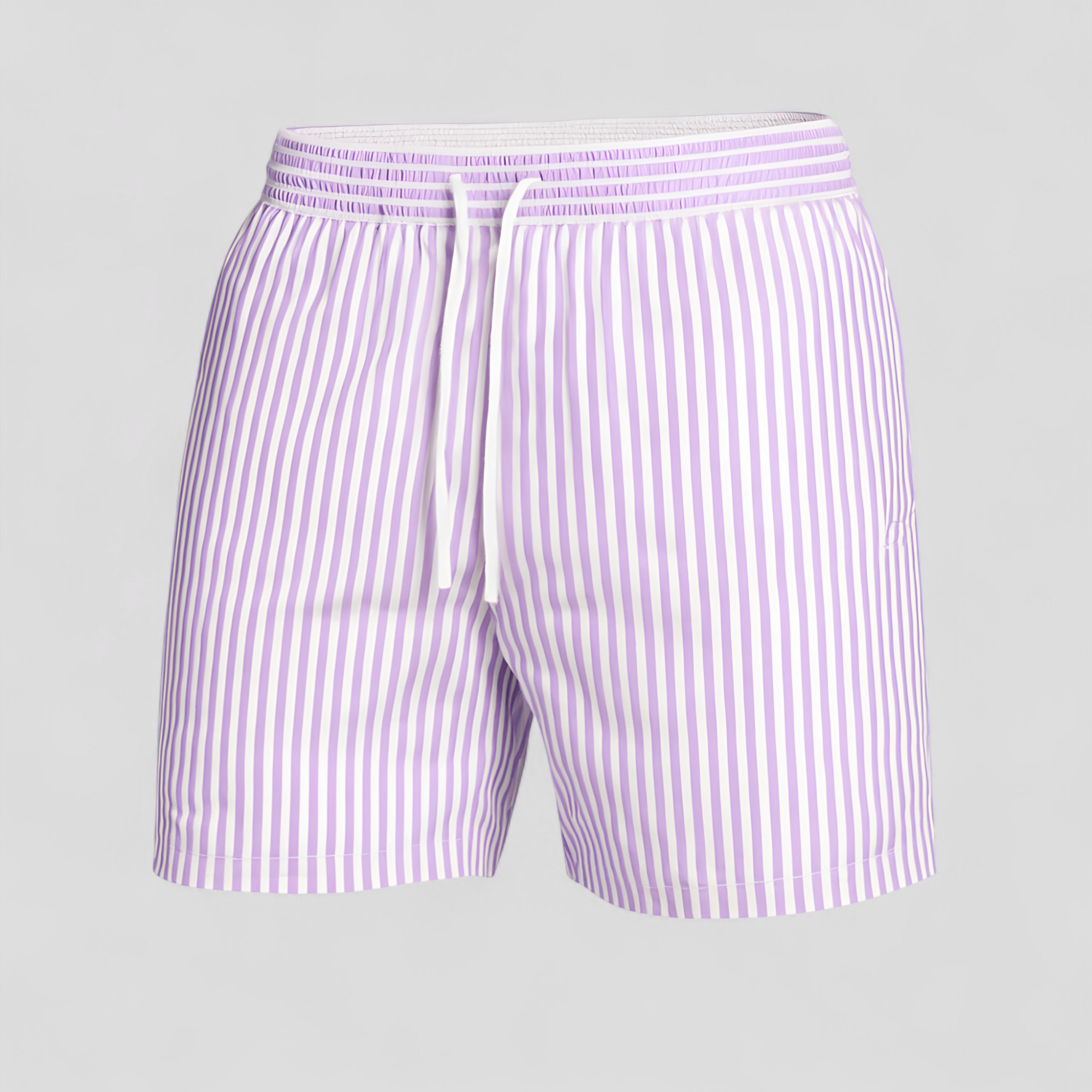 Costume Uomo Stripes Confortevole Estivo - Rosa Blush - abbigliamento piscina confortevole costume costume uomo costumi a righe costumi da bagno uomo costumi da mare costumi da spiaggia costumi estivi estivo moda estiva shorts shorts da bagno stile marittimo stripes tessuto ad asciugatura rapida uomo - Concept Palermo