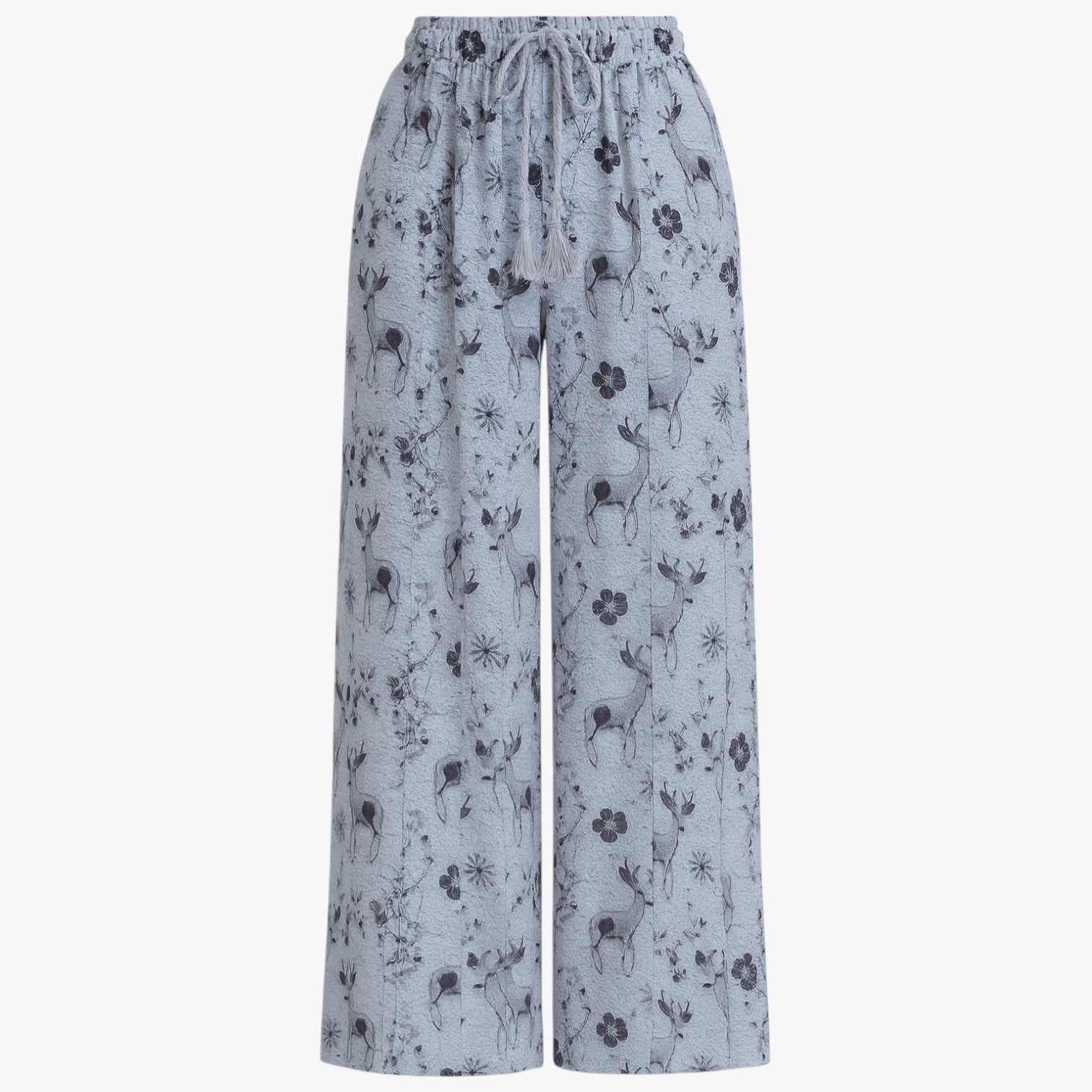 Pantaloni estivi in chiffon con tasche – Leggeri e casual - Blu - casual chiffon estivi leggeri pantaloni pantaloni estivi pants pants for women tasche women pants - Concept Palermo