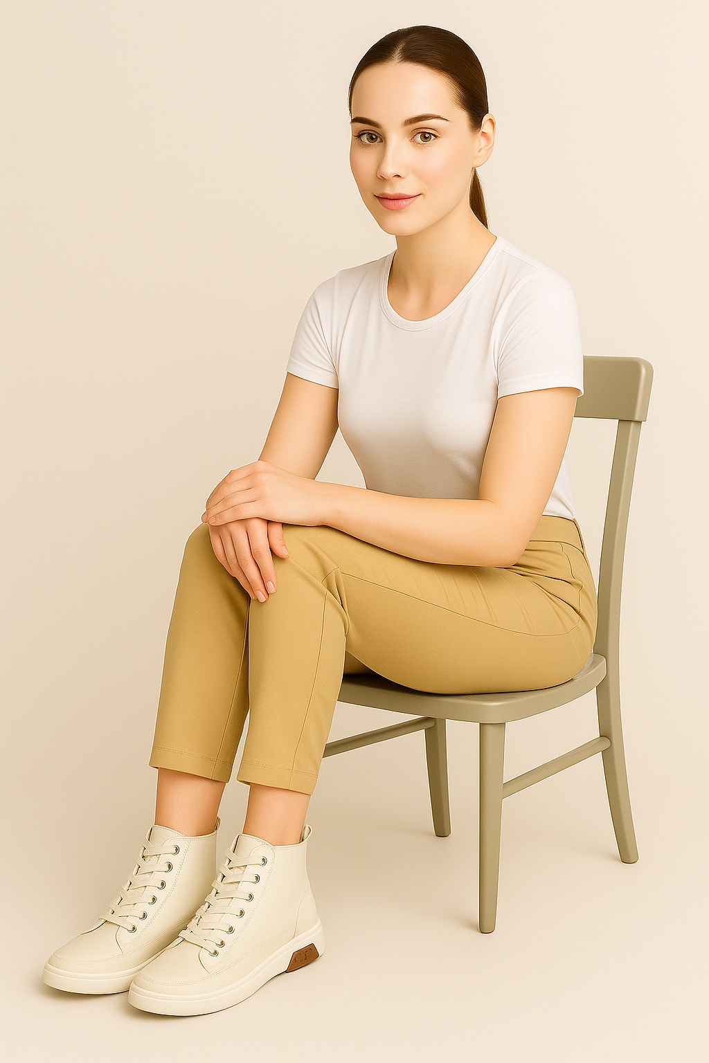 Sneakers casual a metà polpaccio con cuciture pulite - - casual cuciture metà polpaccio pulite shoes shoes for women Shoes women sneakers sneakers casual - Concept Palermo