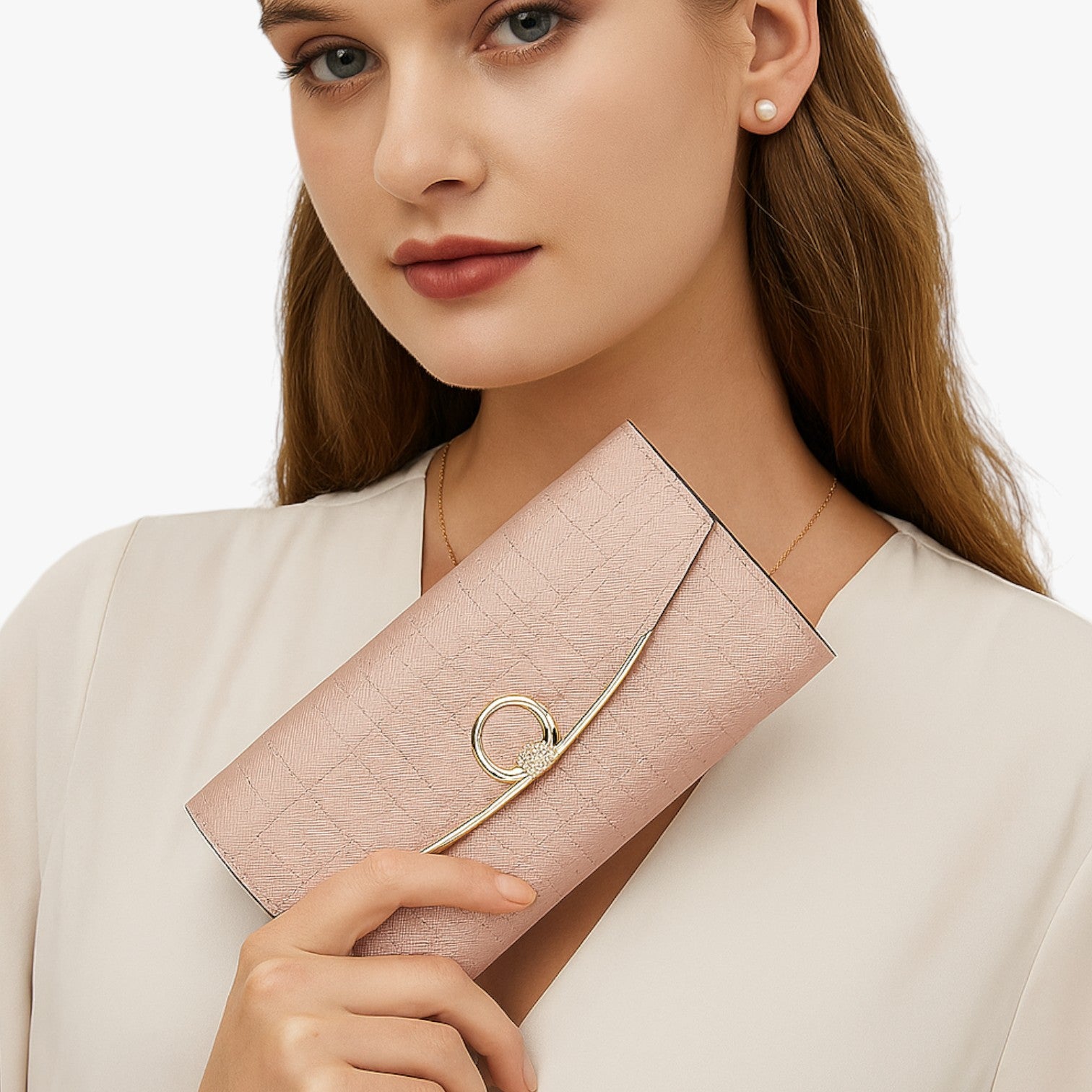 Portafoglio lungo in pelle con grande capacità - - capacità elegant wallet pelle portafoglio portafoglio pelle wallet wallets womens wallet - Concept Palermo