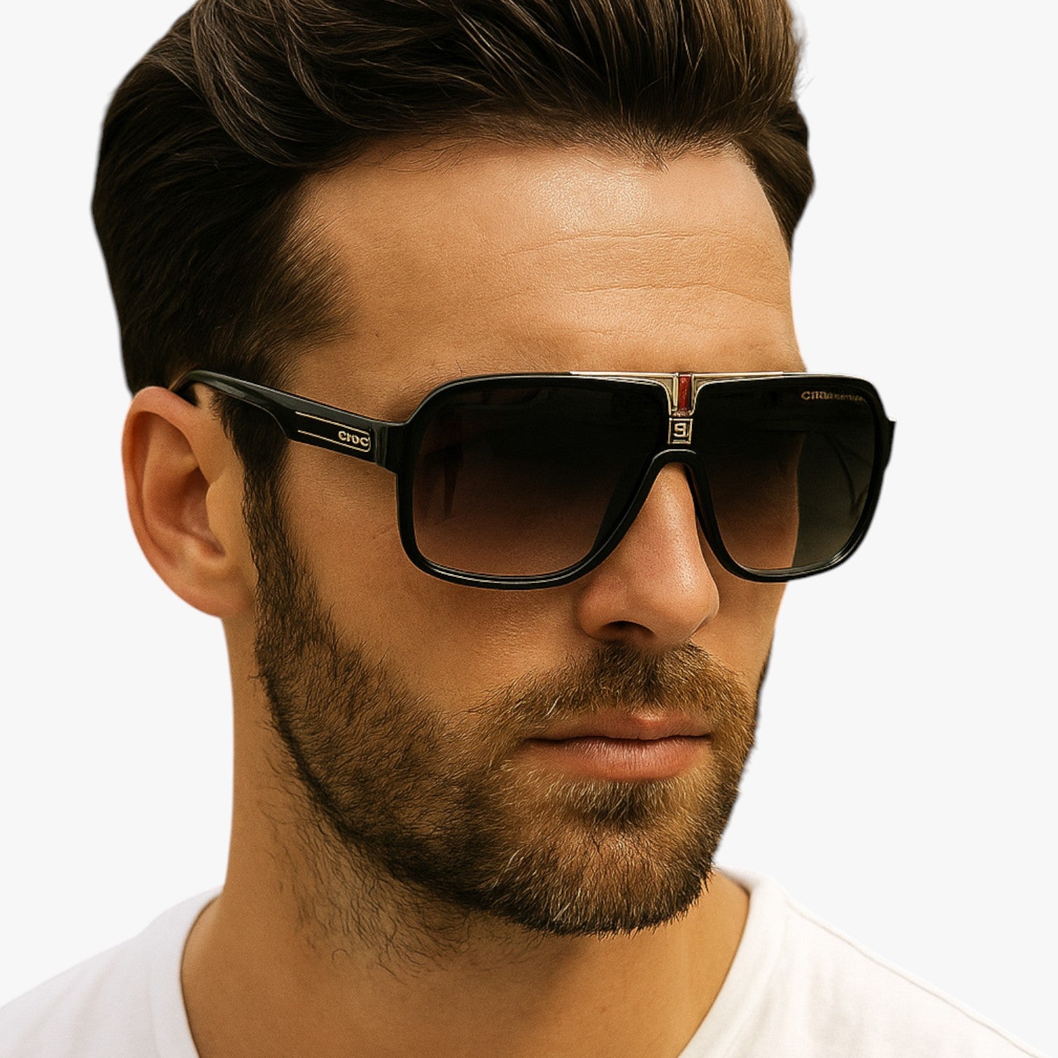 Occhiali da Sole Navigator Uomo/Unisex - Montatura Nera Classica - - Fashion Sunglasses men sunglasses polarized mens sunglasses navigator occhiali occhiali sole sole stile sunglasses sunglasses polarized men unisex uomo - Concept Palermo