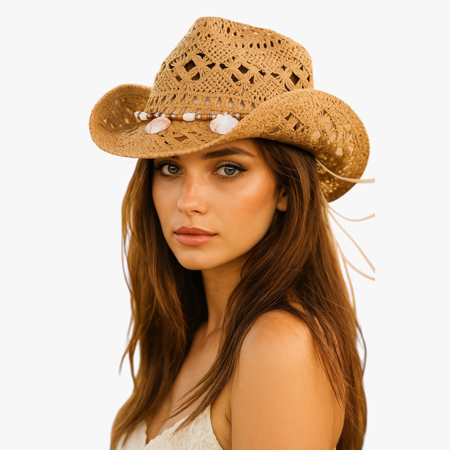 Cappello Cowboy Unisex in Paglia Vintage - - cappello cappello cowboy cowboy hat Hat for girls paglia unisex vintage women hat women's hat - Concept Palermo