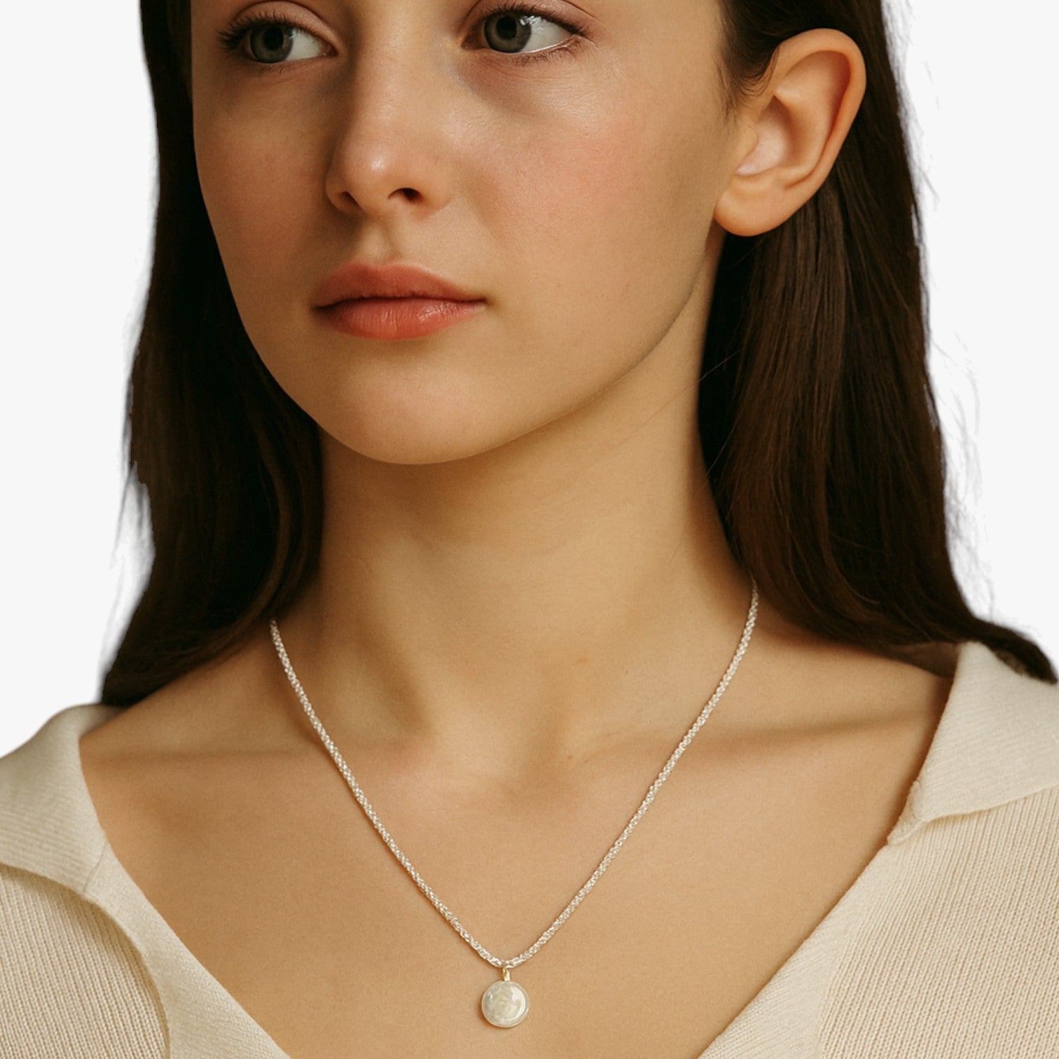 Collana Choker con Perla in Argento 925 - - choker collana collana choker elegant womens necklaces Fashion Necklaces jewelry necklace NECKLACES Necklaces for Women perla - Concept Palermo