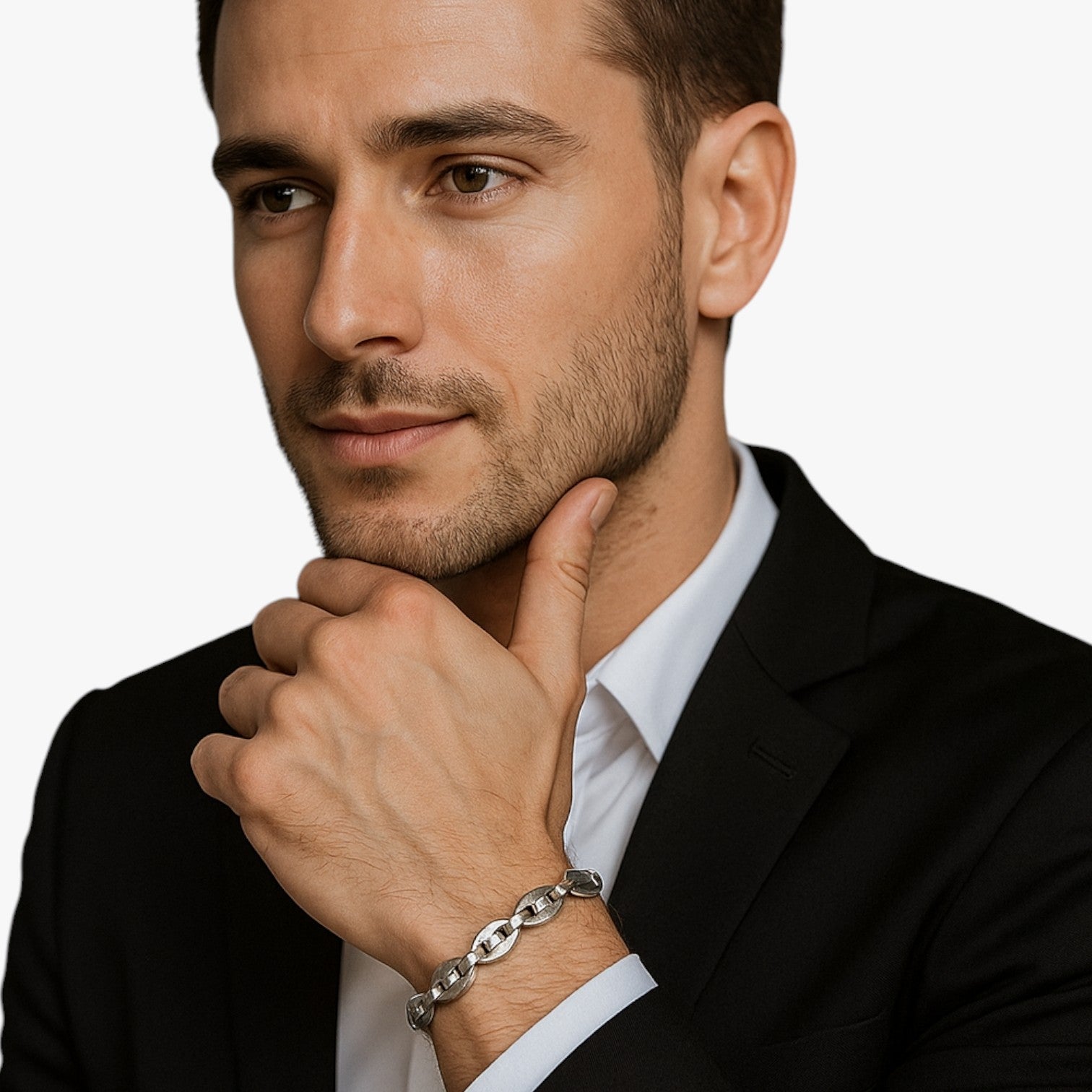 Bracciale Uomo Acciaio Impermeabile Vnox - - acciaio bracciale bracciale uomo BRACELET bracelet for men BRACELETS impermeabile jewelry mens bracelet uomo vnox - Concept Palermo