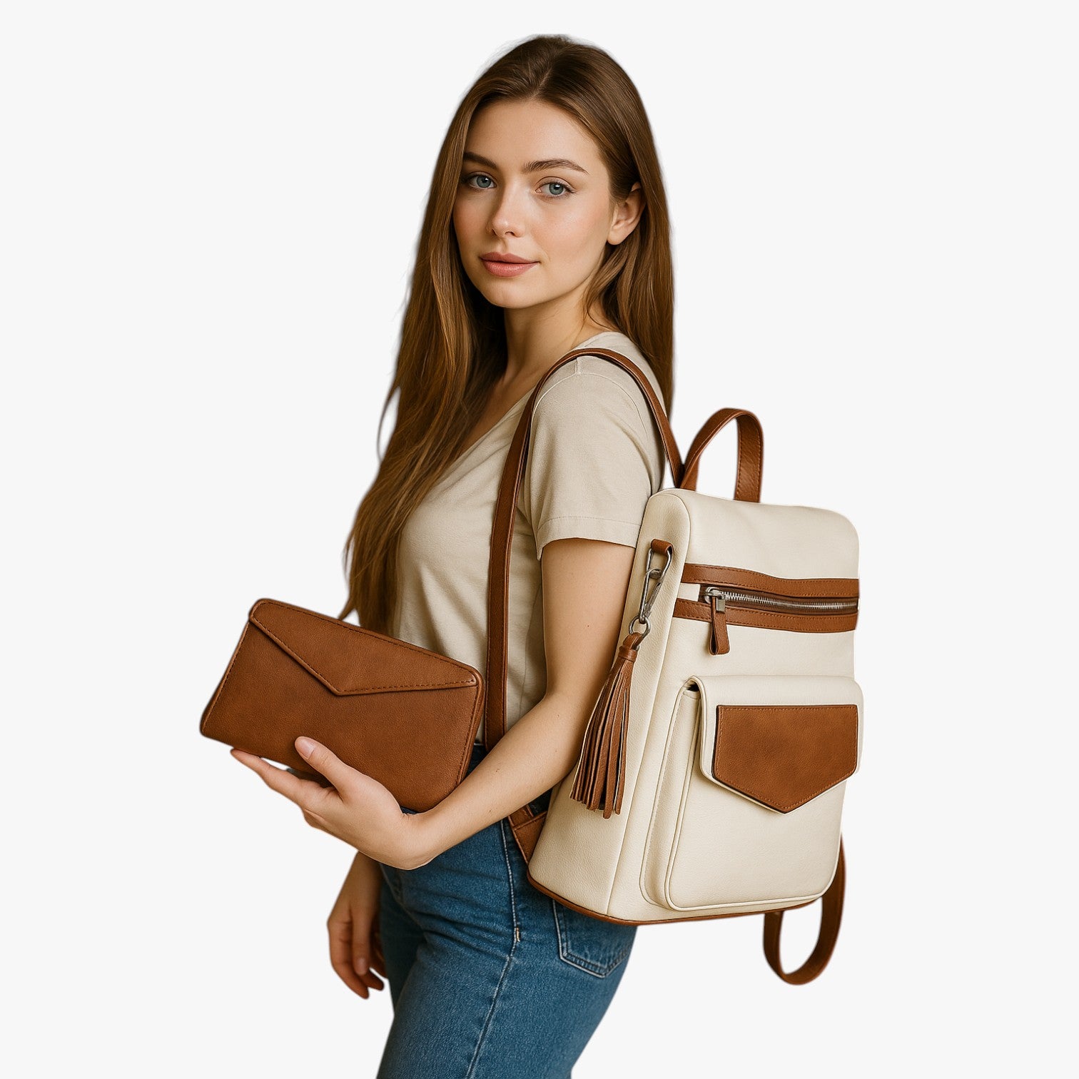 Zaino in pelle e capiente Donna - - bag Bags capiente donna handbags pelle women bags Women's handbags zaino zaino pelle - Concept Palermo