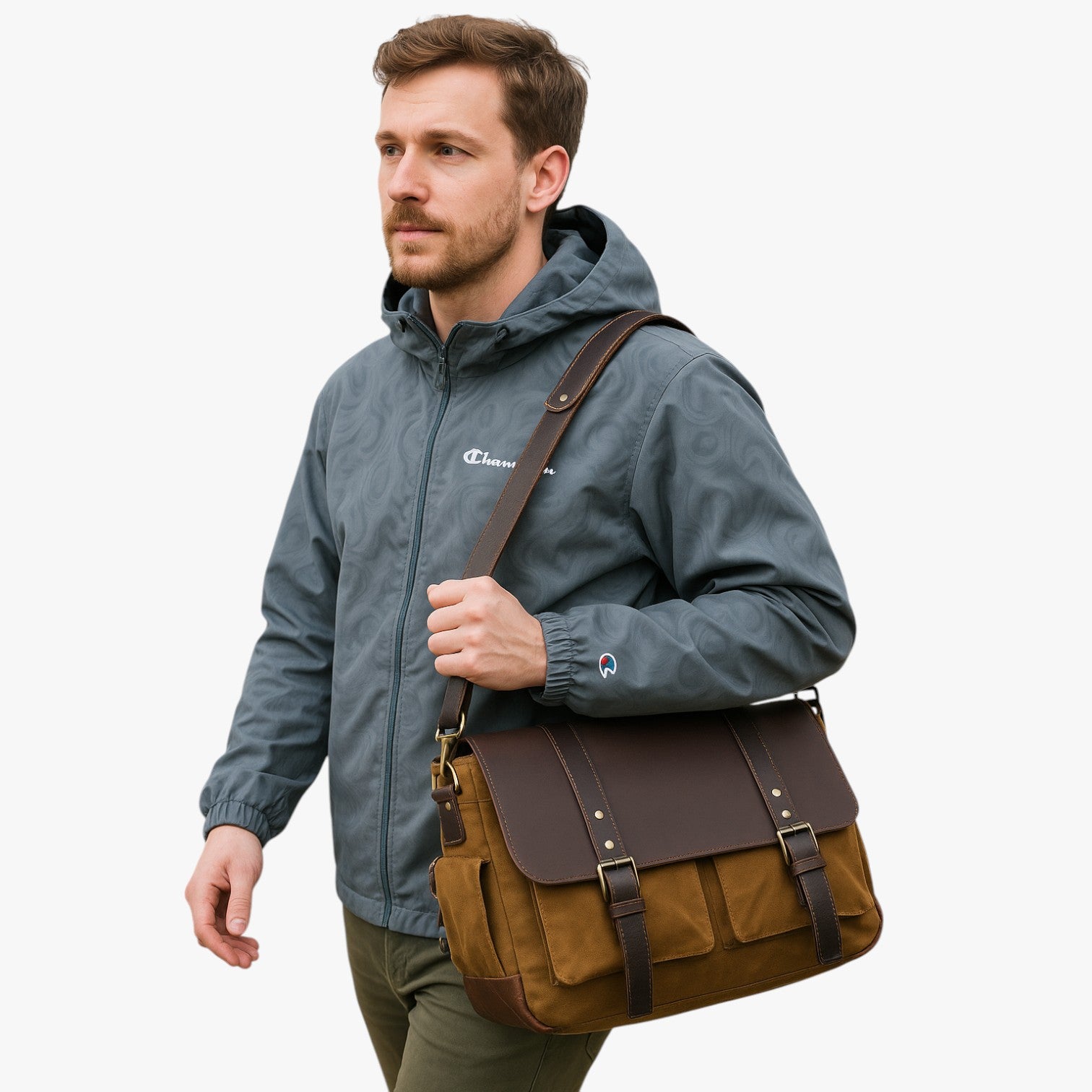 Borsa Messenger in Pelle Vintage - - Bags borsa borsa messenger men bag mens bag messenger pelle vintage - Concept Palermo