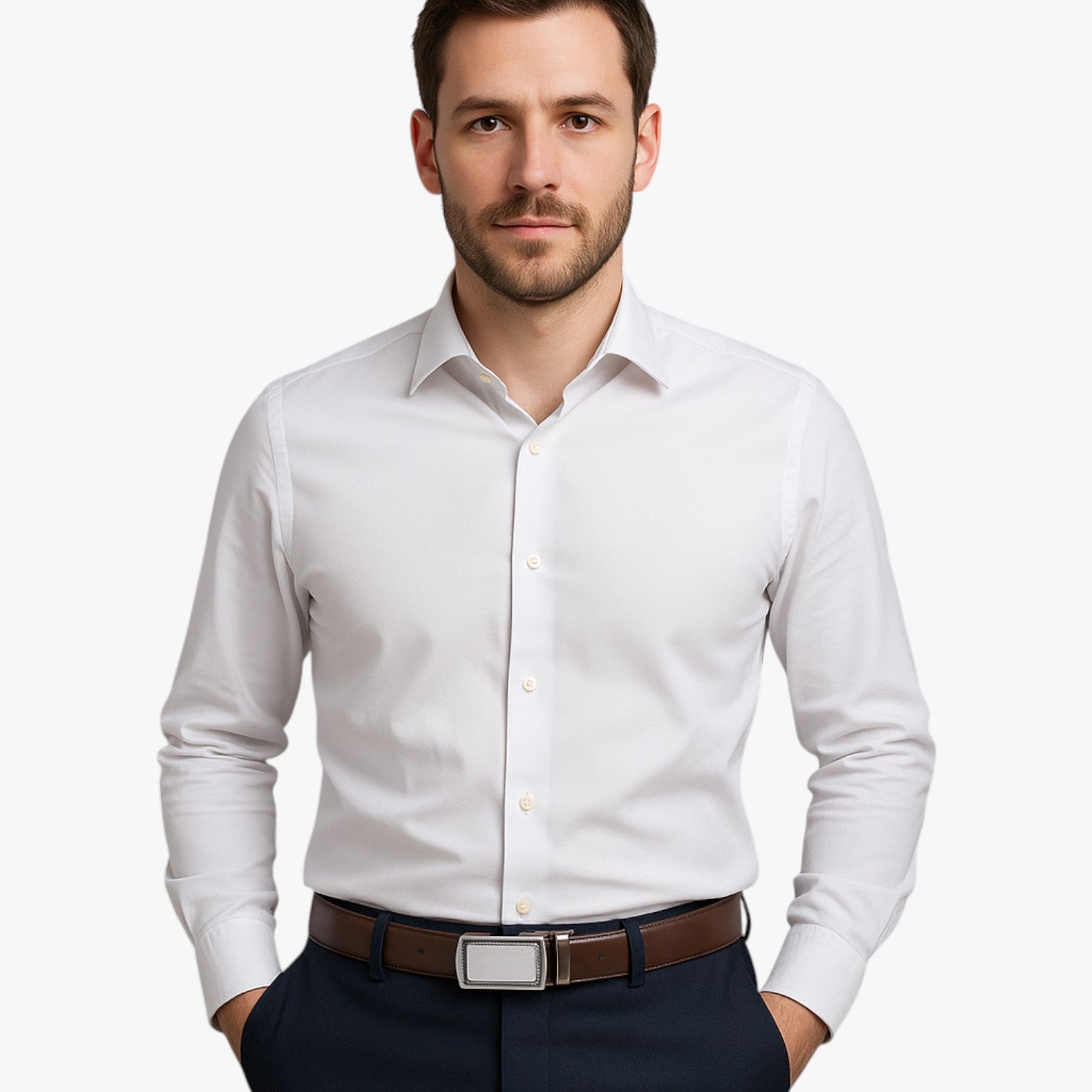 Cintura Uomo Automatica in Pelle Nera Regolabile per Ogni Occasione Elegante - - automatica Belts cintura cintura automatica men's belt occasione ogni uomo waist belt for women Womens belt - Concept Palermo