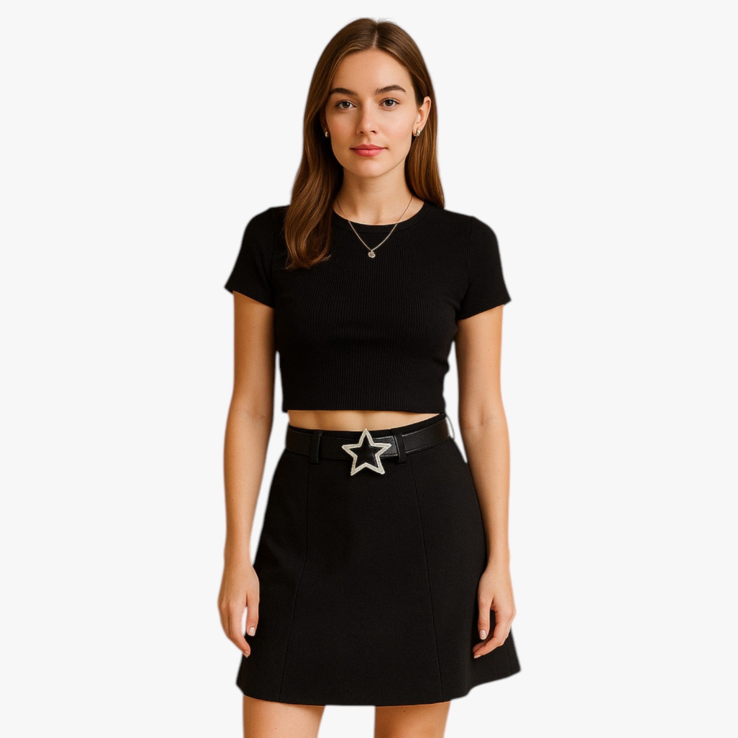 Cintura Y2K con strass per jeans - - belt Belts cintura cintura strass jeans strass waist belt for women Womens belt - Concept Palermo