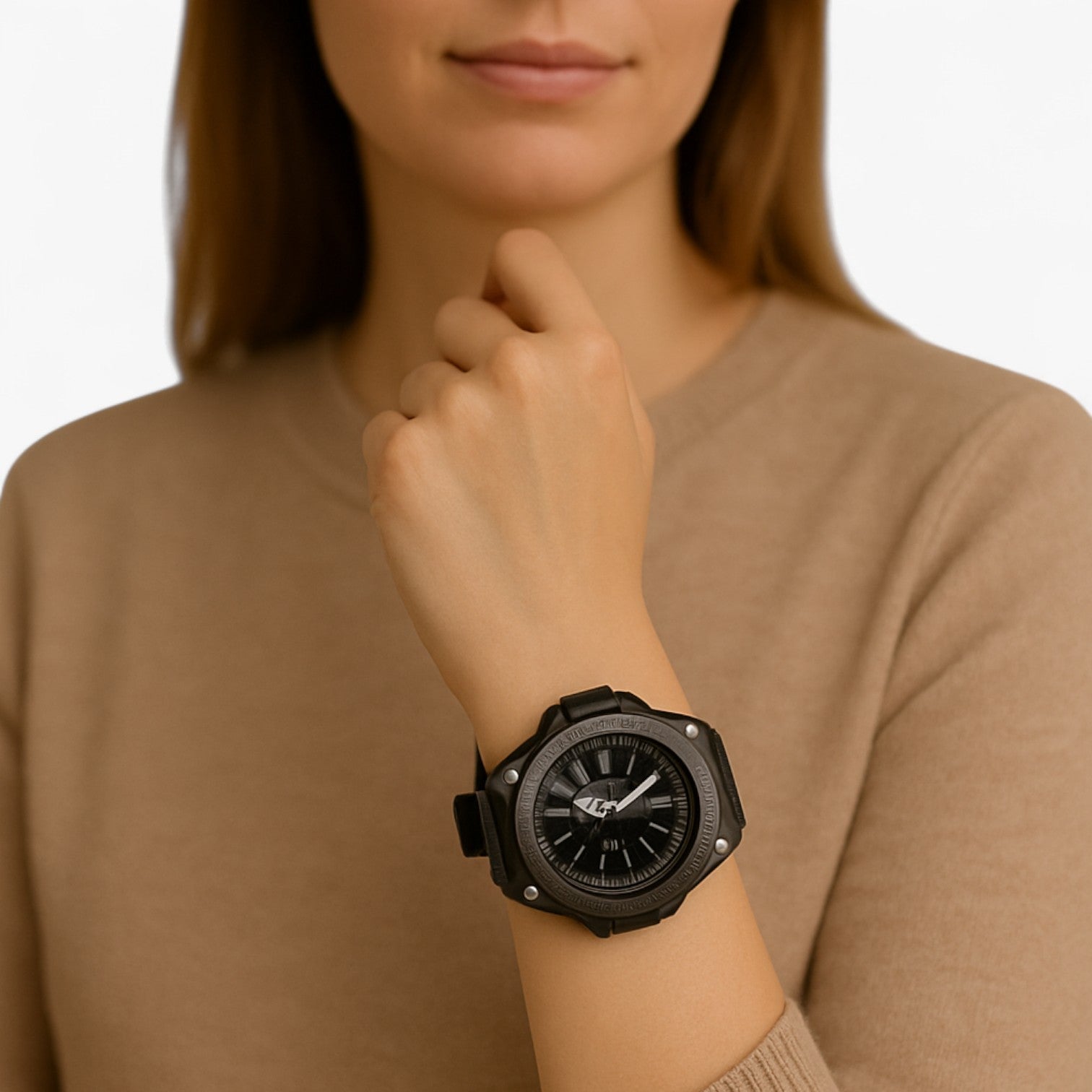 Orologio Sportivo Digitale da Donna Impermeabile con Cinturino in Silicone Nero - - donna female watch impermeabile ladies watch orologio orologio sportivo sportivo watch watch for women watches wrist watches for women - Concept Palermo