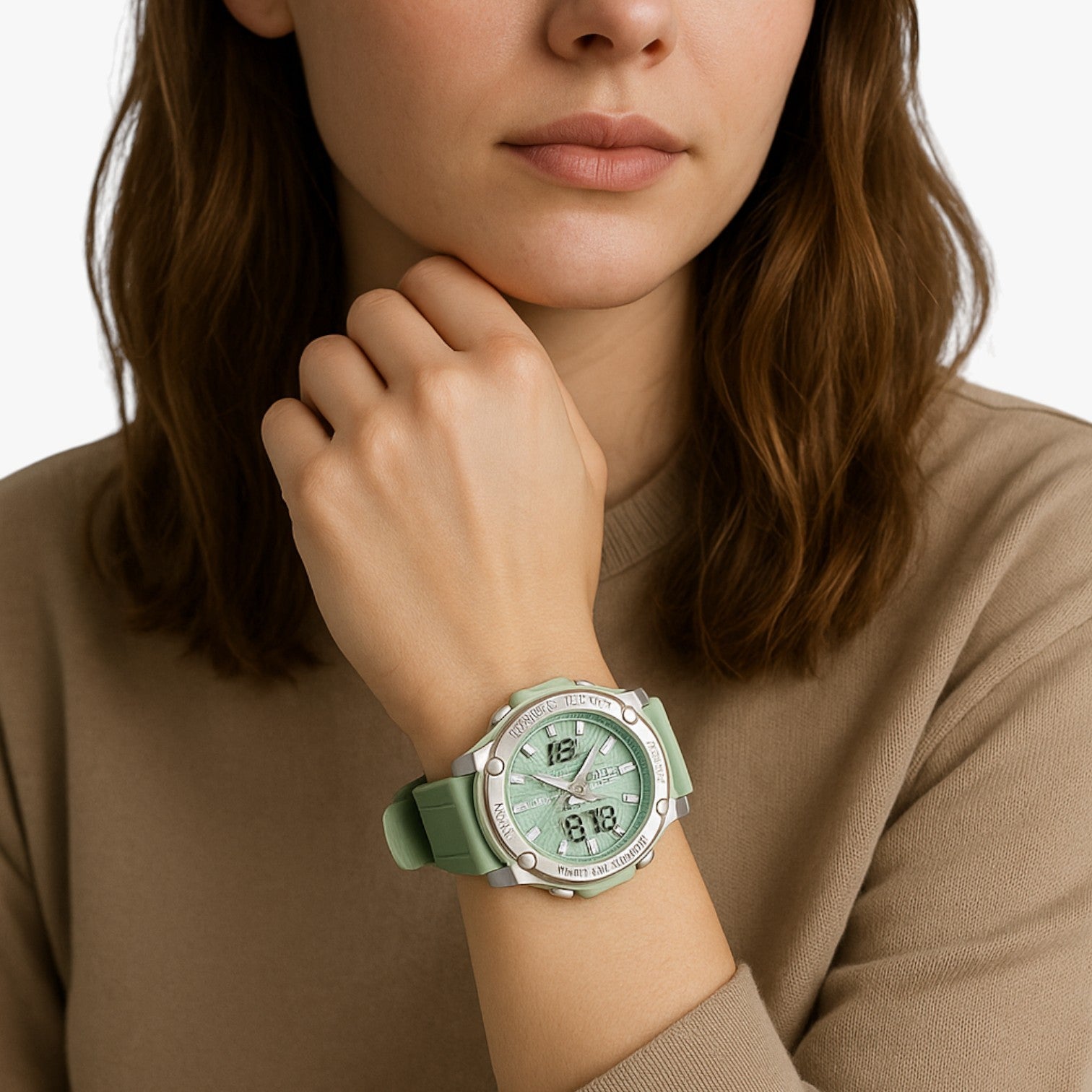 Orologio Sportivo Digitale da Donna Impermeabile con Cinturino in Silicone Nero - - donna female watch impermeabile ladies watch orologio orologio sportivo sportivo watch watch for women watches wrist watches for women - Concept Palermo