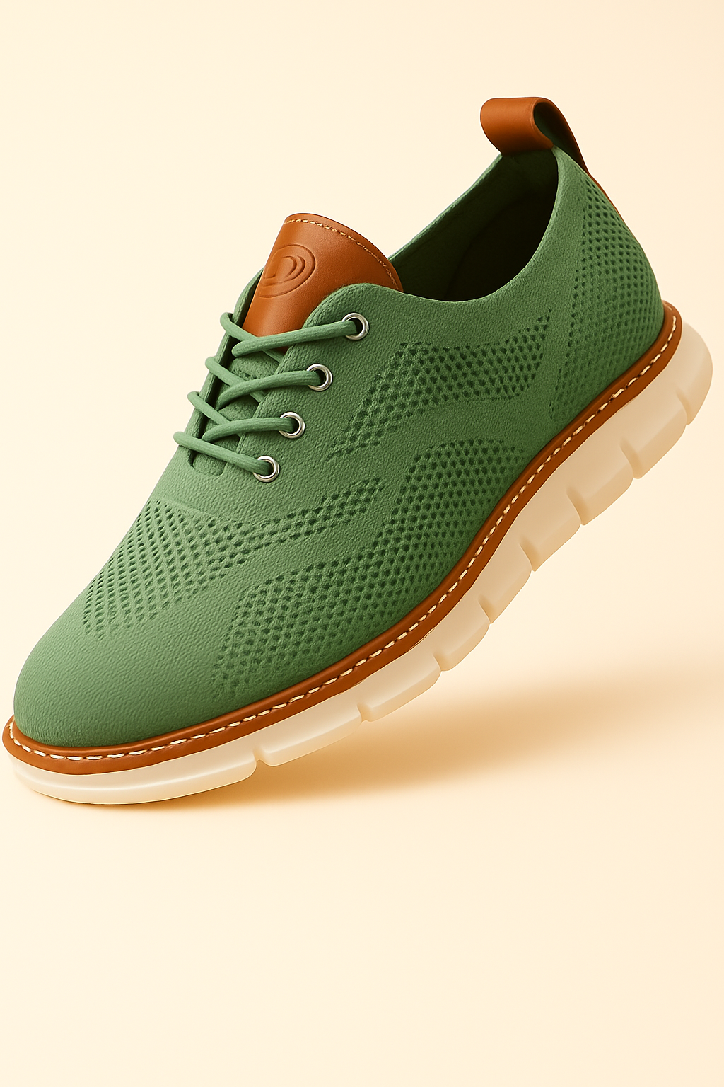 Scarpe in Pelle Leggere Comfort Tutto il Giorno Uomo/Donna - Verde - comfort comfort leggero giorno leggero pelle shoes stile summer shoes tutto warm weather shoes - Concept Palermo