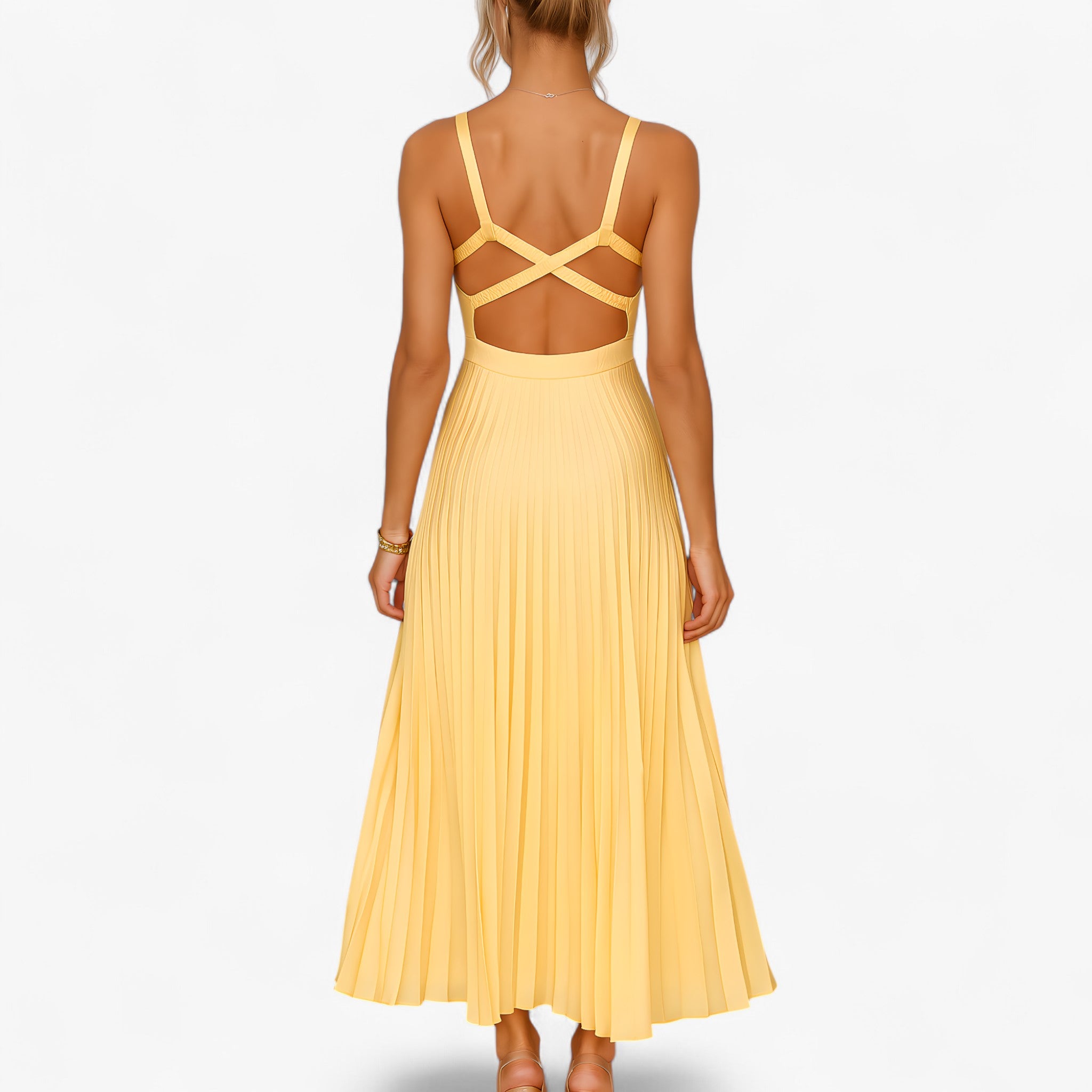 Il Vestito del Tramonto Oro Donna - - donna dresses tramonto vestito vestito tramonto - Concept Palermo