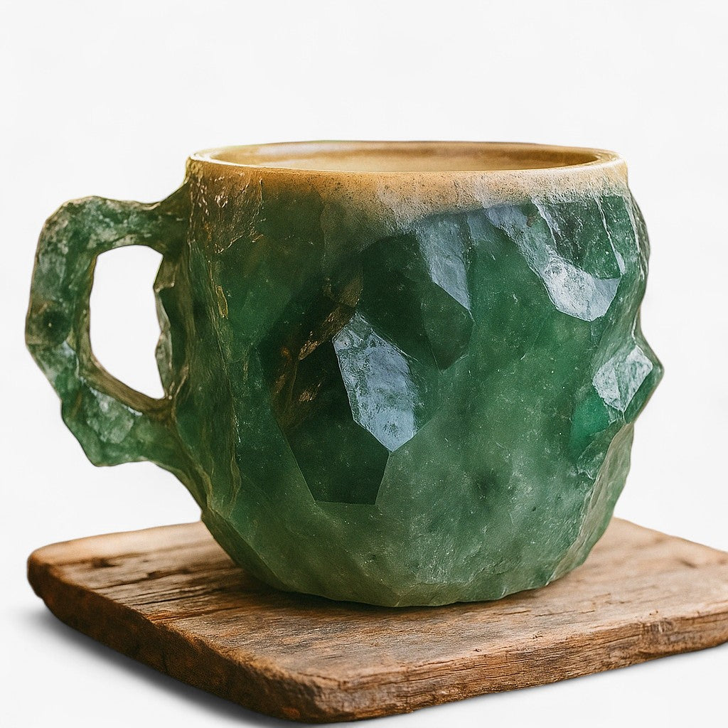 Tazza Artigianale - Unicità in Ogni Dettaglio - Verde - Bequemer Griff Besondere Momente Dekorative Tasse Elegantes Geschirr Farbige Tasse Funktionale Kunst Glatte Haptik Handgefertigte Tasse Kaffeetasse Komfort Künstlerisches Design Lässig lässig Tasse Modernes Wohnen Praktisches Design Strukturierte Oberfläche Tasse Teetasse Traditionelles Handwerk Vielseitige Nutzung Visuelles Vergnügen Wohnkultur Zeitloser Stil Ästhetische Anziehungskraft - Concept Palermo
