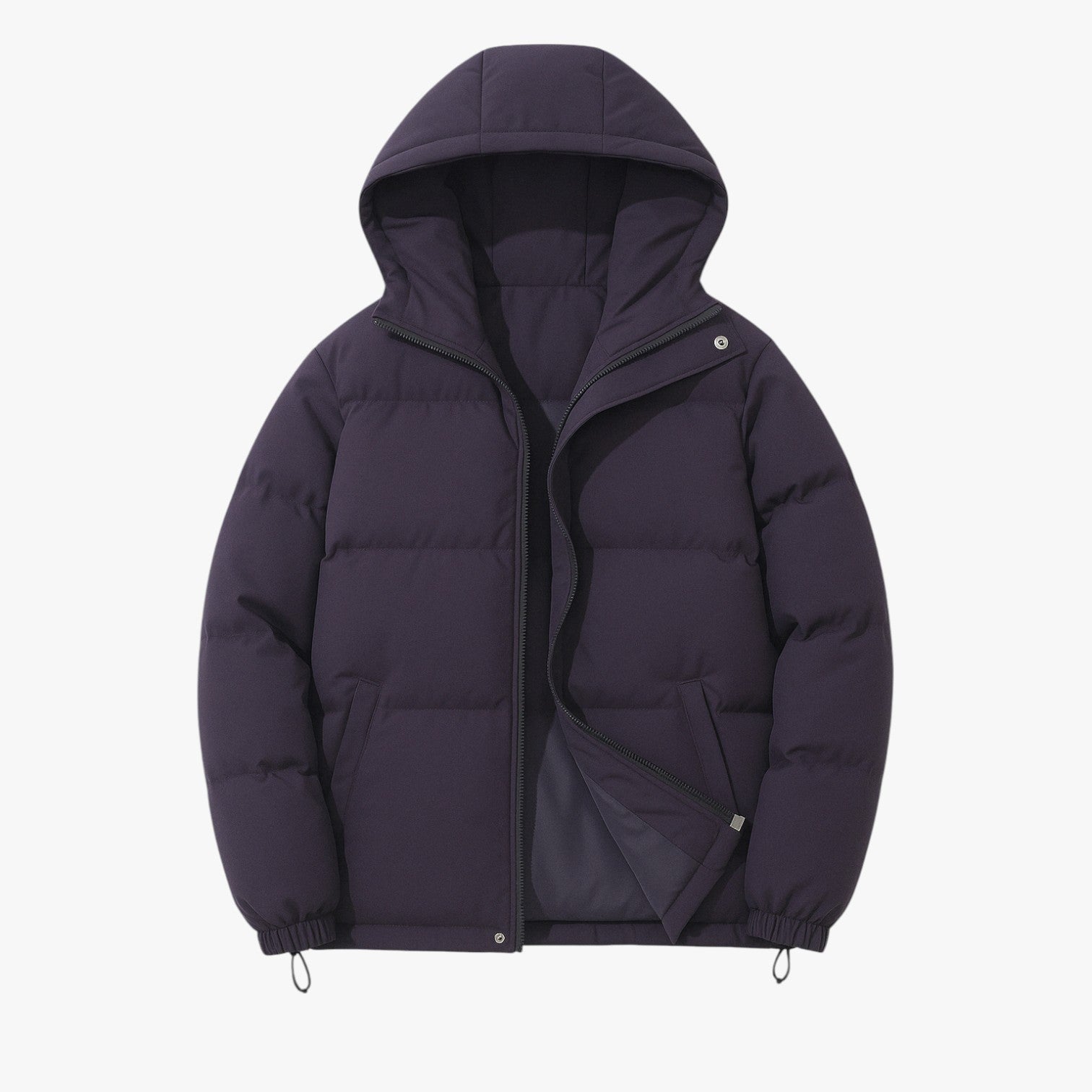 Giacca con cappuccio casual con zip Uomo - Viola - Bequeme Passform cappuccio casual Frauen Frauen Jacke giacca giacca cappuccio Jacke Lässig men's coats & jackets Mode Stilvoll StilvolleJacke uomo - Concept Palermo