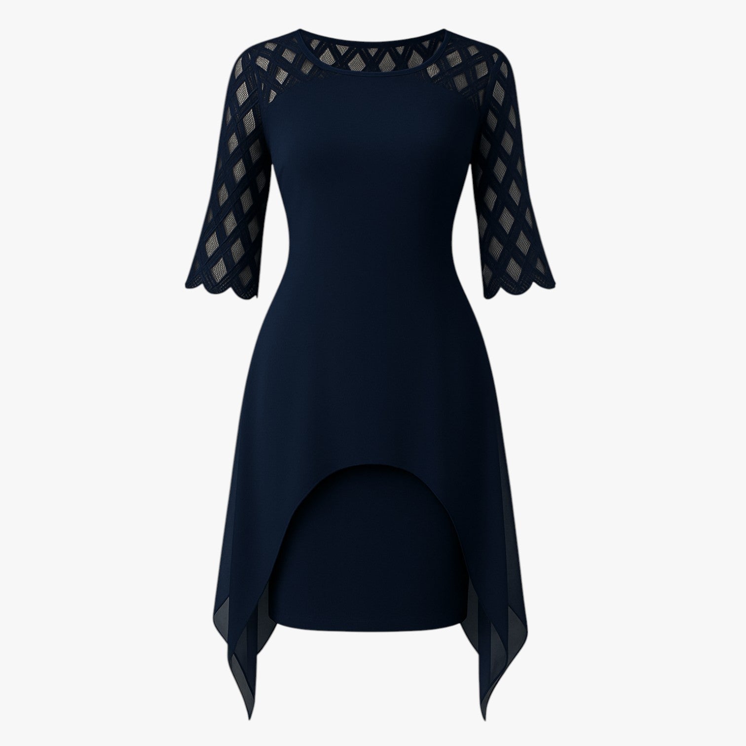 Abito Taglie Forti - Stile Sicuro e Versatile Uomo - Blu scuro - abito abito taglie ALL Damen Damenbekleidung Damenkollektion dresses forti Kleid Kleider in Übergröße Kleidung Plusgröße sicuro stile taglie uomo - Concept Palermo