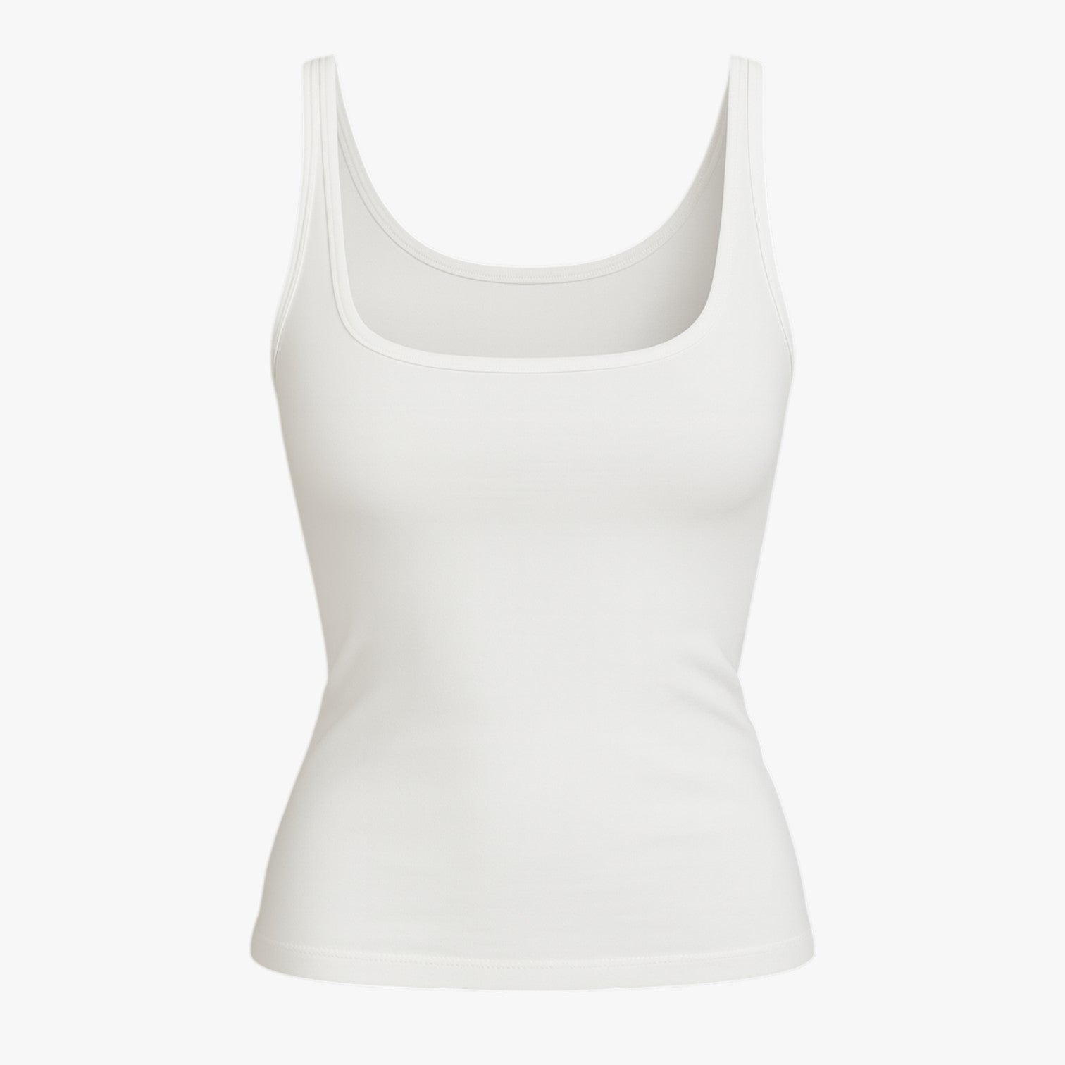Canotta Modellante con Dettagli sulle Spalle Pelle - Bianco - canotta canotta modellante dettagli lina | canotta modellante con dettagli sulle spalle - €25 modellante pelle spalle sulle - Concept Palermo