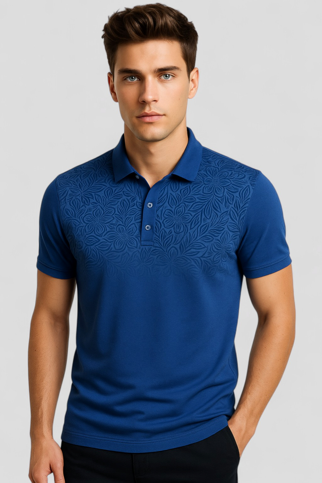 Polo Uomo Manica Corta Estiva Stile Gradiente Cotone - - abbigliamento casual uomo camicia estiva corta cotone estiva gradiente manica men's top clothes polo polo comfort e traspirabilità polo cotone misto polo estiva uomo polo lavabile in lavatrice polo maniche corte polo moda estate polo stampa gradiente polo trendy polo uomo - Concept Palermo