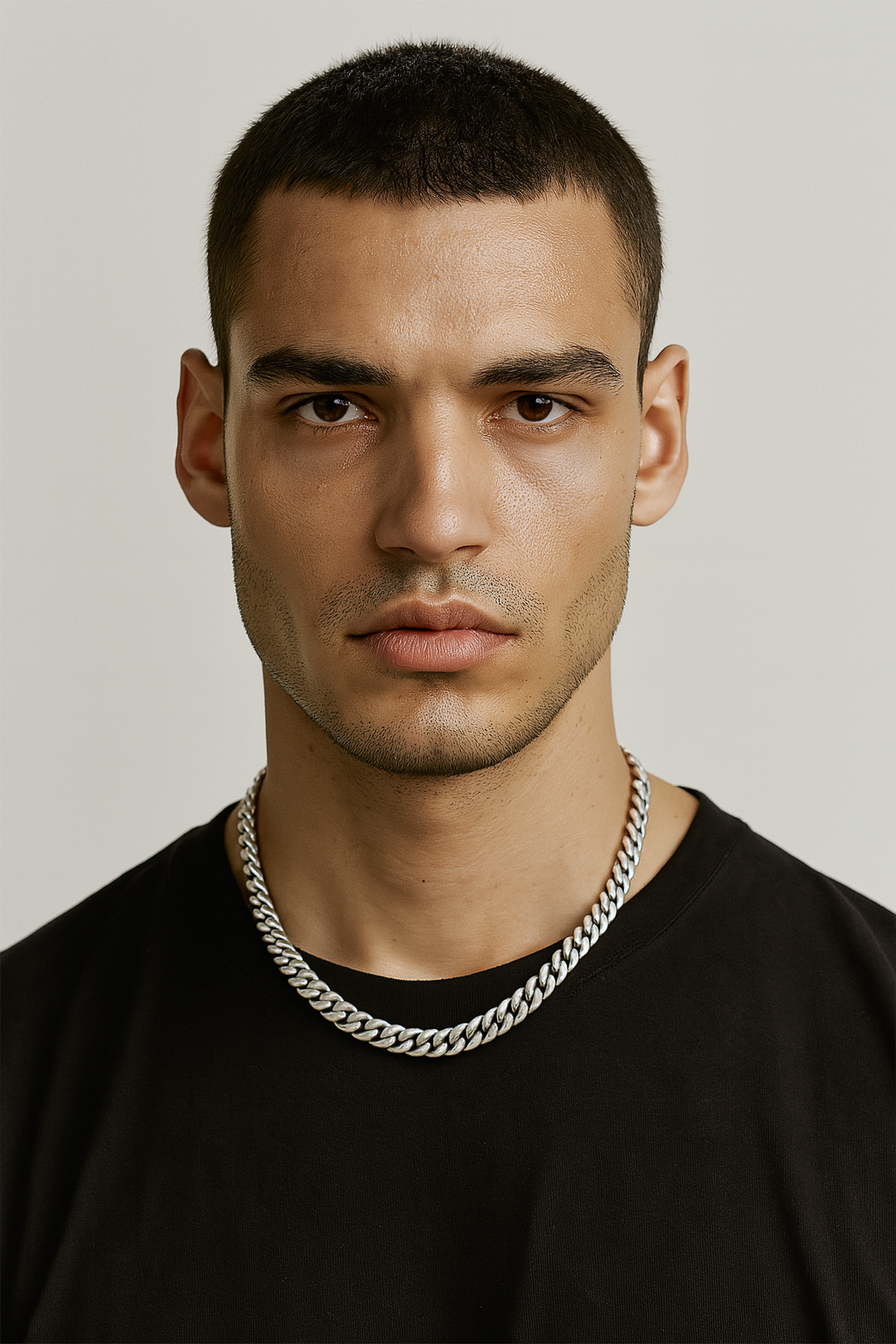 Collana da uomo in argento con maglia cubana Lana - - collana collana uomo cubana jewelry lana maglia necklace for men NECKLACES uomo - Concept Palermo