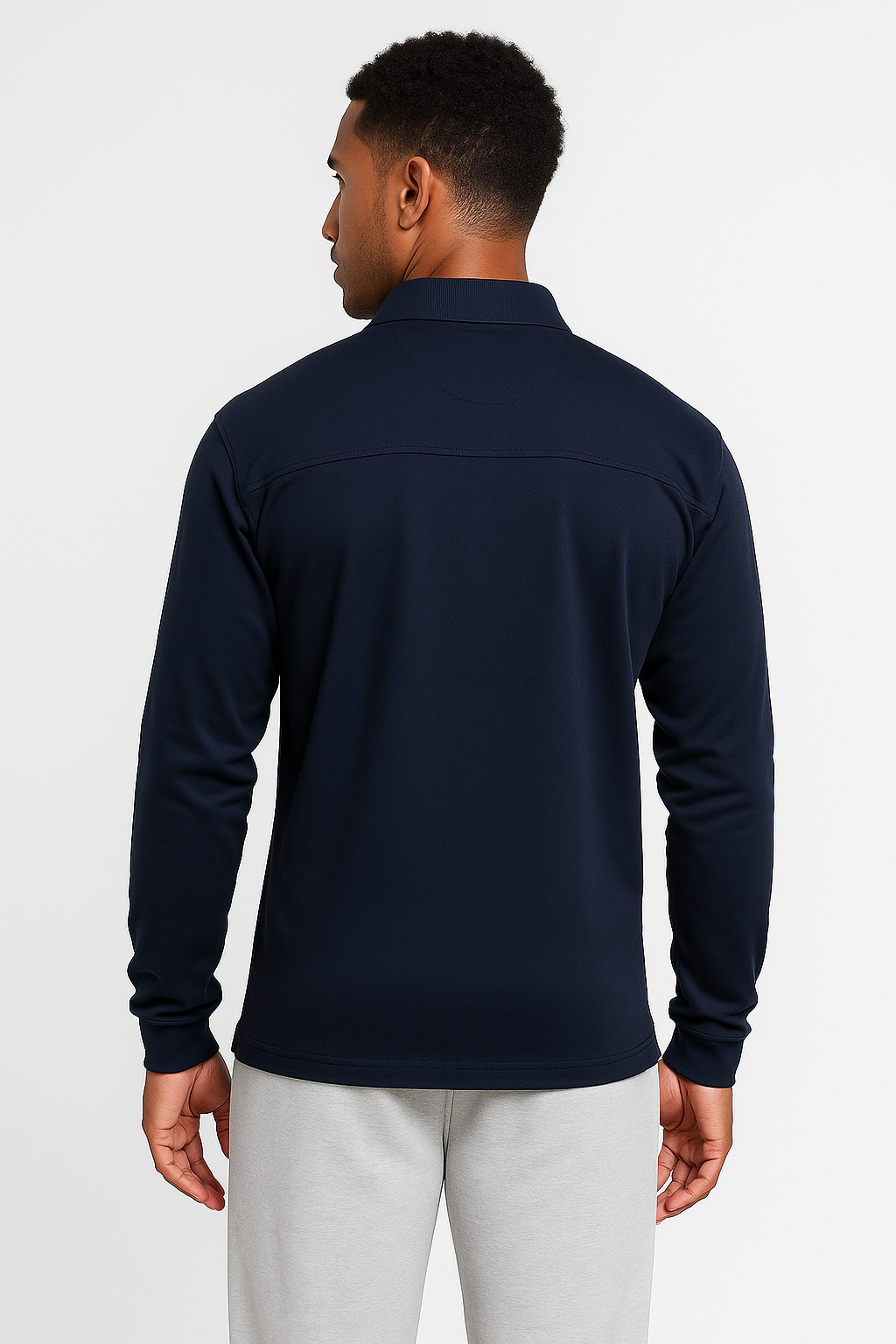 Camicia Polo a Manica Lunga – Stile Classico e Comfort Quotidiano - - allsidig poloskjorte camicia camicia polo comfort elegant poloskjorte Frank poloskjorte jeans eller chinos kvalitetsplagg langermet poloskjorte lett å style lunga manica mann men's top clothes moderne poloskjorte polert look polo quotidiano - Concept Palermo